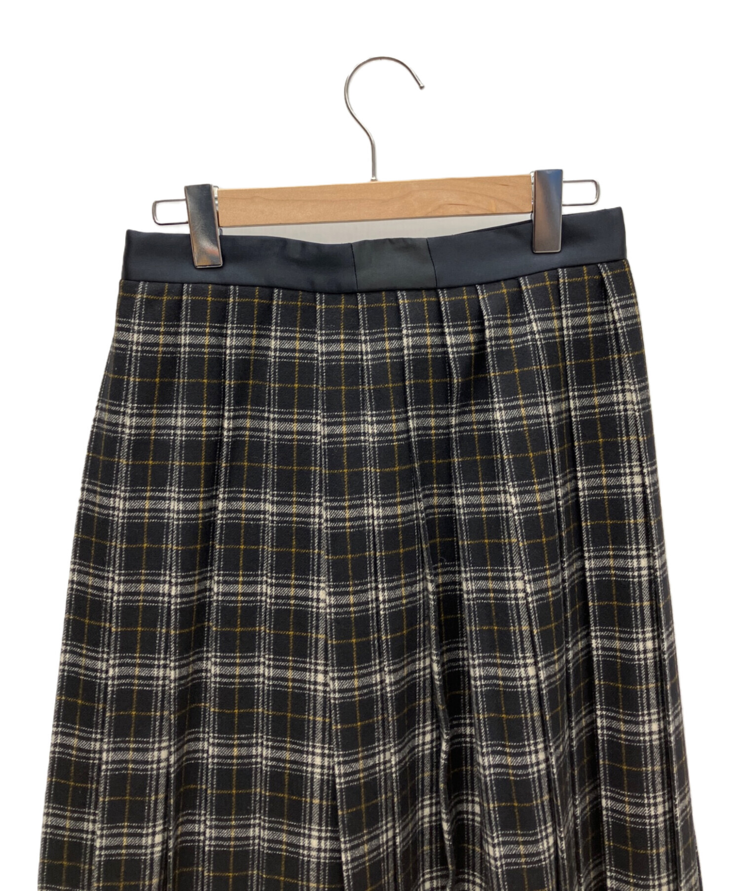 中古・古着通販】DRAWER (ドゥロワー) ウールカシミヤチェックスカート