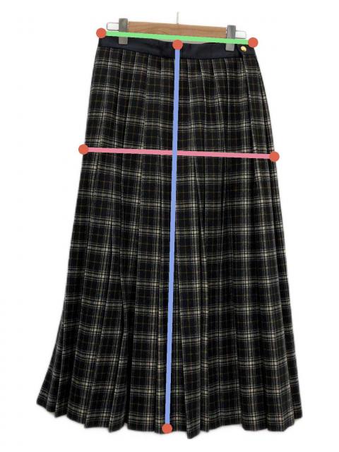 中古・古着通販】DRAWER (ドゥロワー) ウールカシミヤチェックスカート