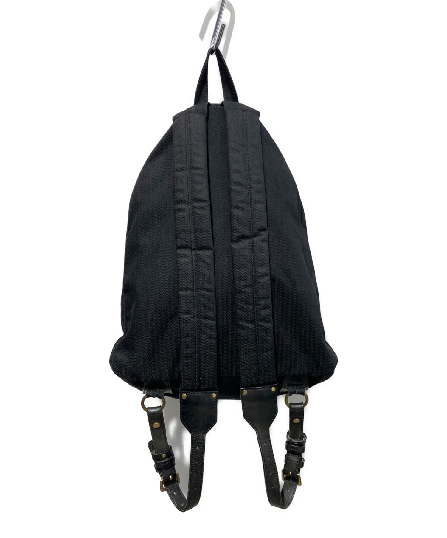 中古・古着通販】PORTER (ポーター) ヘリンボーンxレザー切替リュック