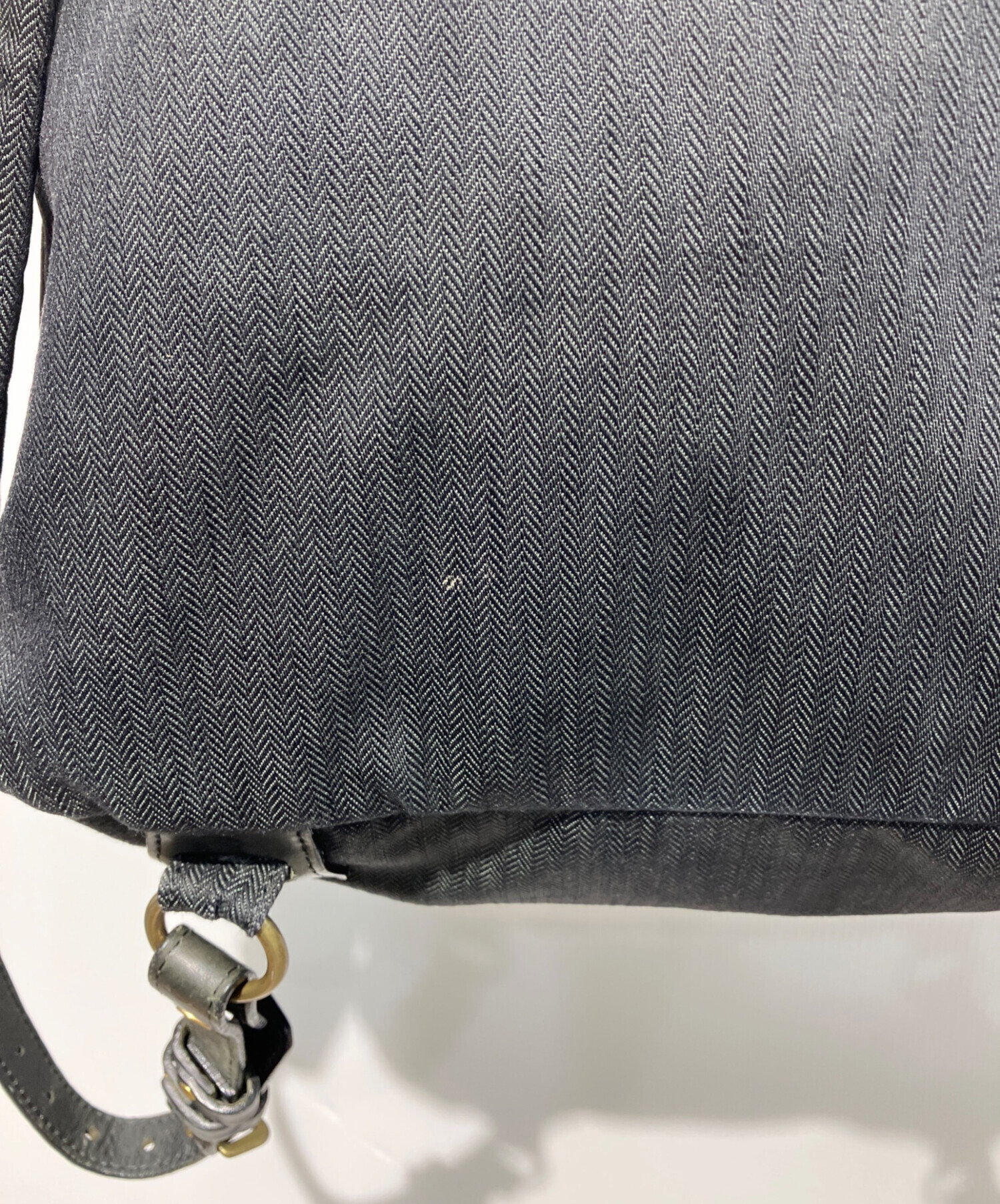 中古・古着通販】PORTER (ポーター) ヘリンボーンxレザー切替リュック