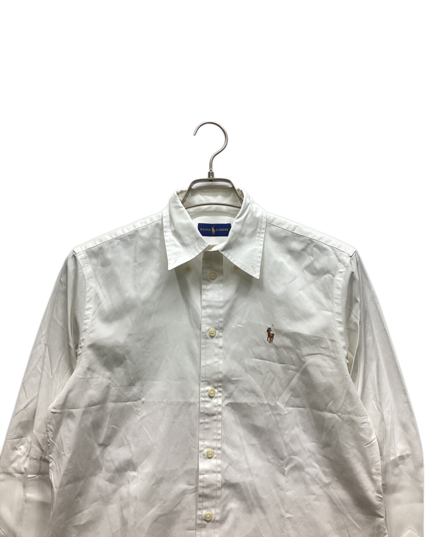 中古・古着通販】RALPH LAUREN (ラルフローレン) 裾リボン前結びシャツ