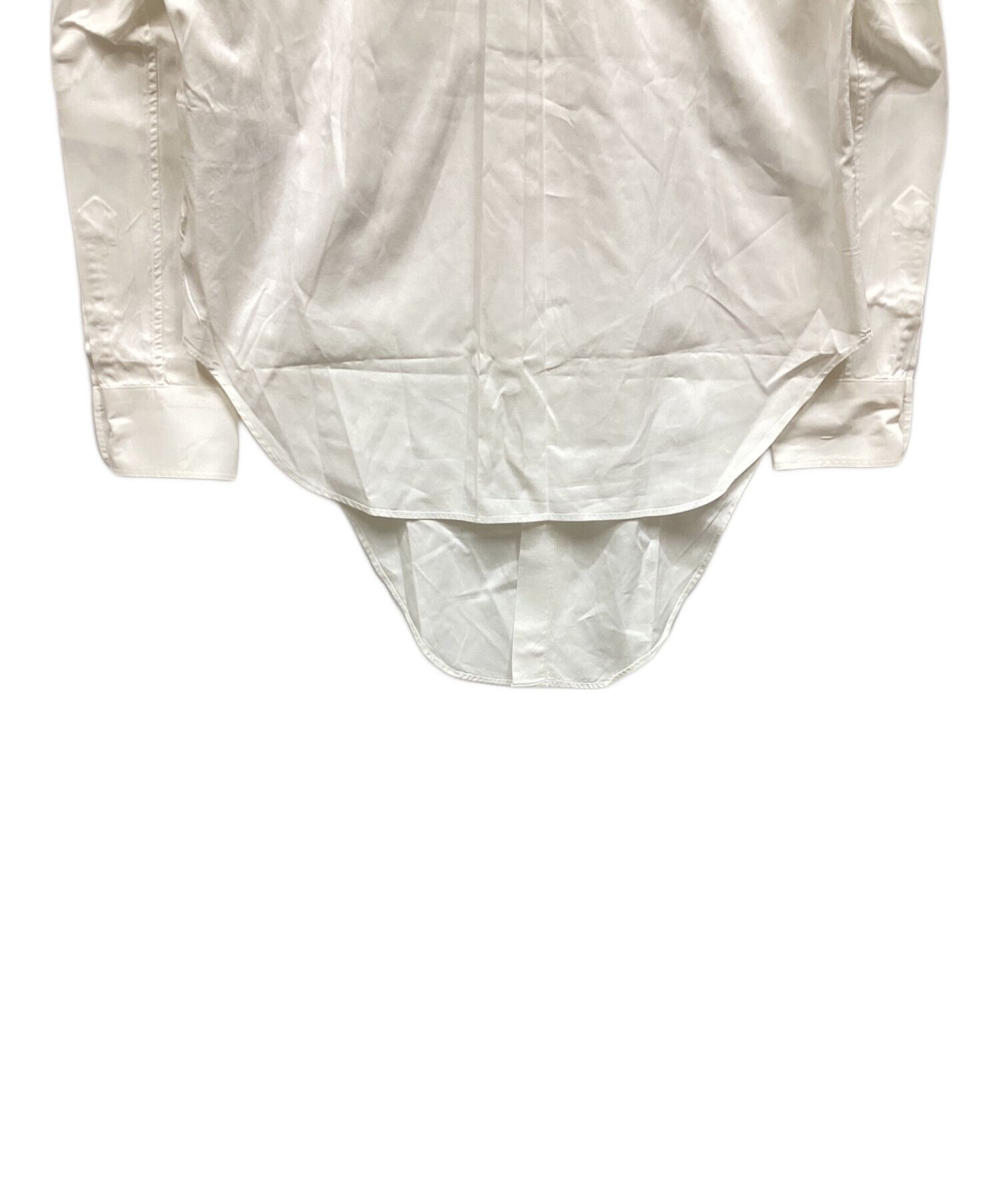 中古・古着通販】RALPH LAUREN (ラルフローレン) 裾リボン前結びシャツ 