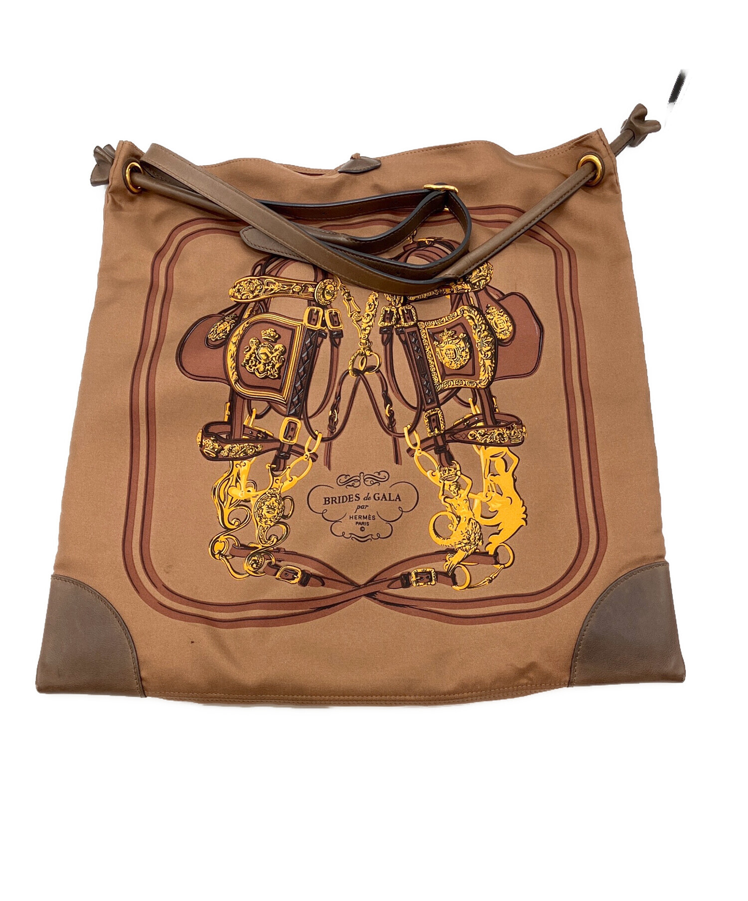 中古・古着通販】HERMES (エルメス) シルキーシティMM ブラウン