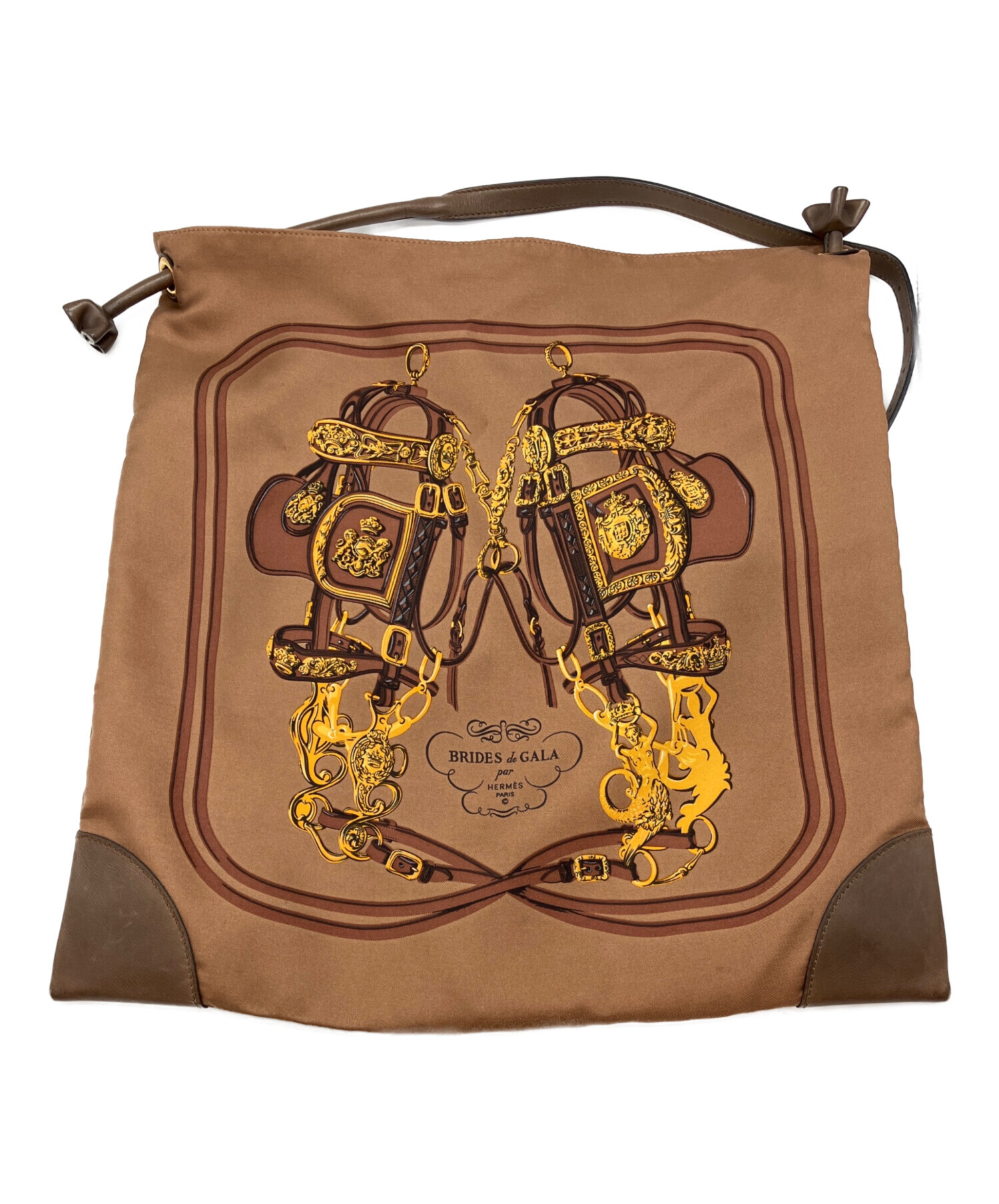 エルメス　シルキーシティ 中古・古着通販】HERMES (エルメス) シルキーシティMM ブラウン