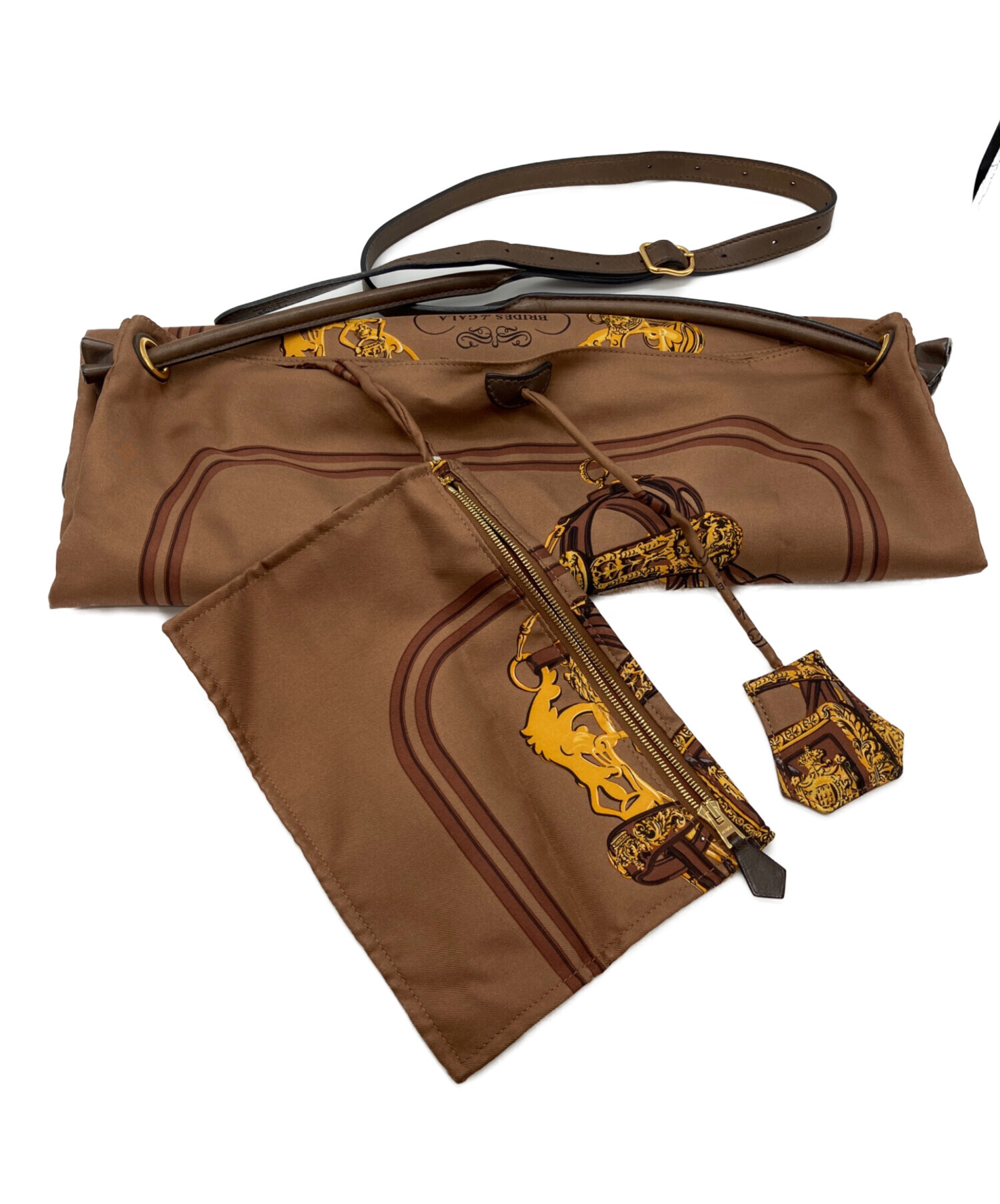 中古・古着通販】HERMES (エルメス) シルキーシティMM ブラウン