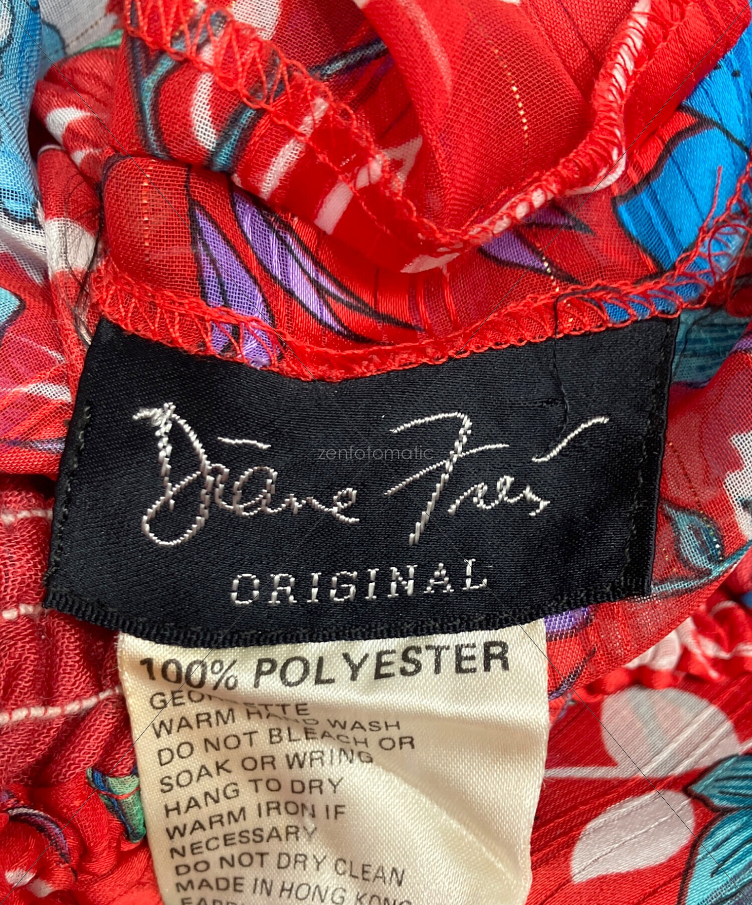 中古・古着通販】diane freis (ダイアンフレイス) 花柄スカート レッド 