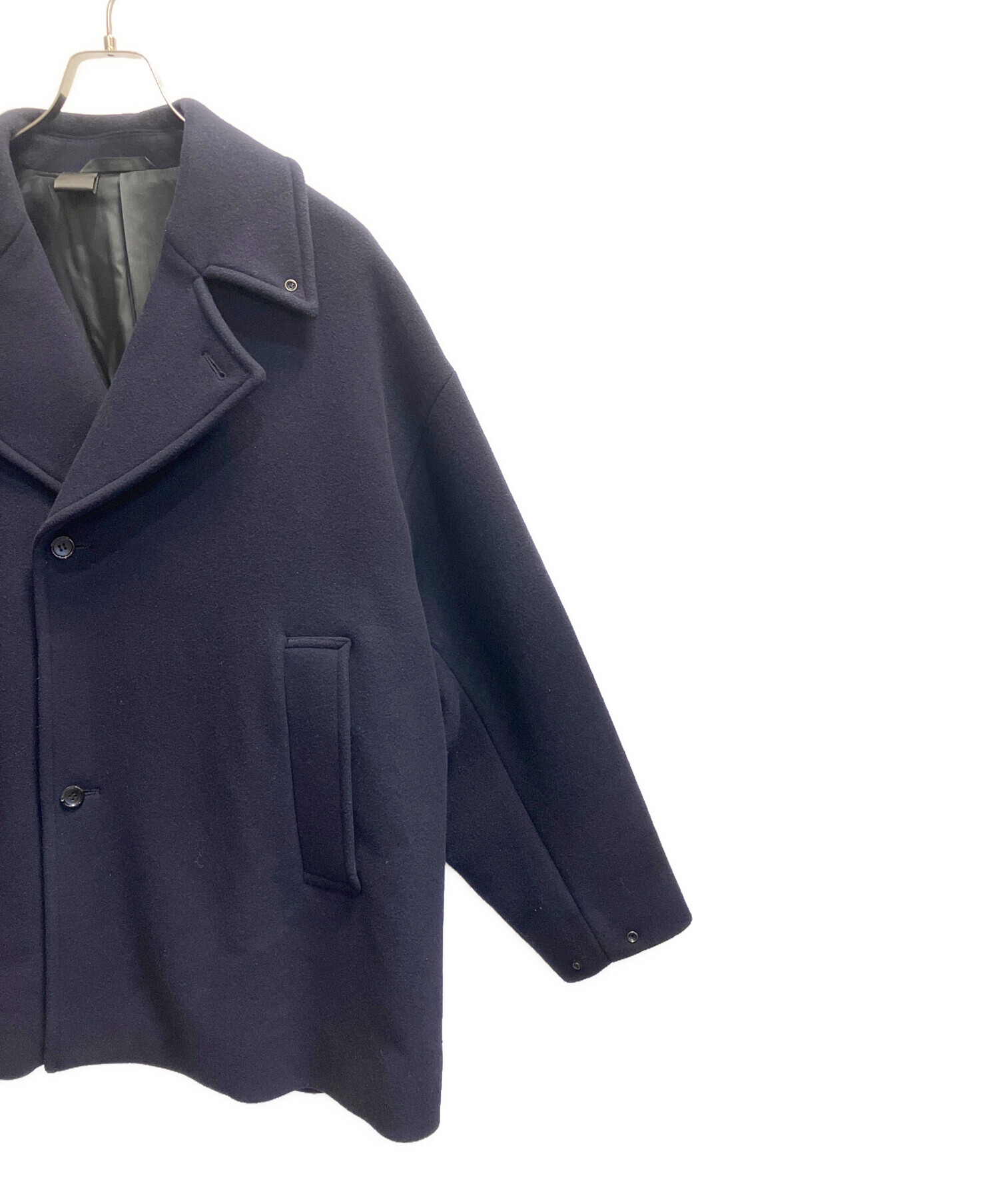 中古・古着通販】N.HOOLYWOOD (エヌ ハリウッド) Pコート ネイビー