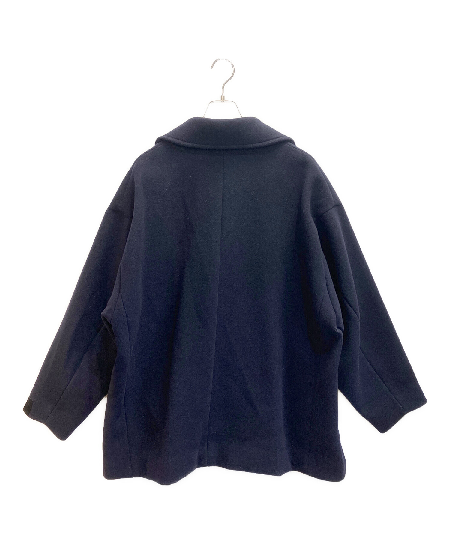 中古・古着通販】N.HOOLYWOOD (エヌ ハリウッド) Pコート ネイビー