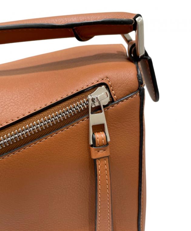 中古・古着通販】LOEWE (ロエベ) パズルエッジバッグミディアム タン