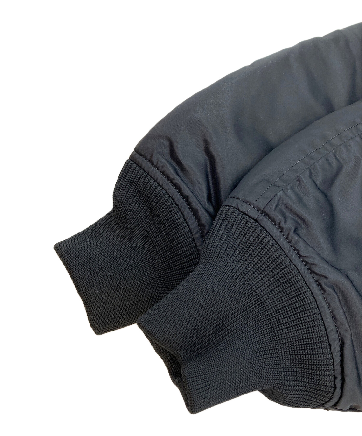 中古・古着通販】HYKE (ハイク) TYPE MA-1 JACKET ブラック サイズ:3
