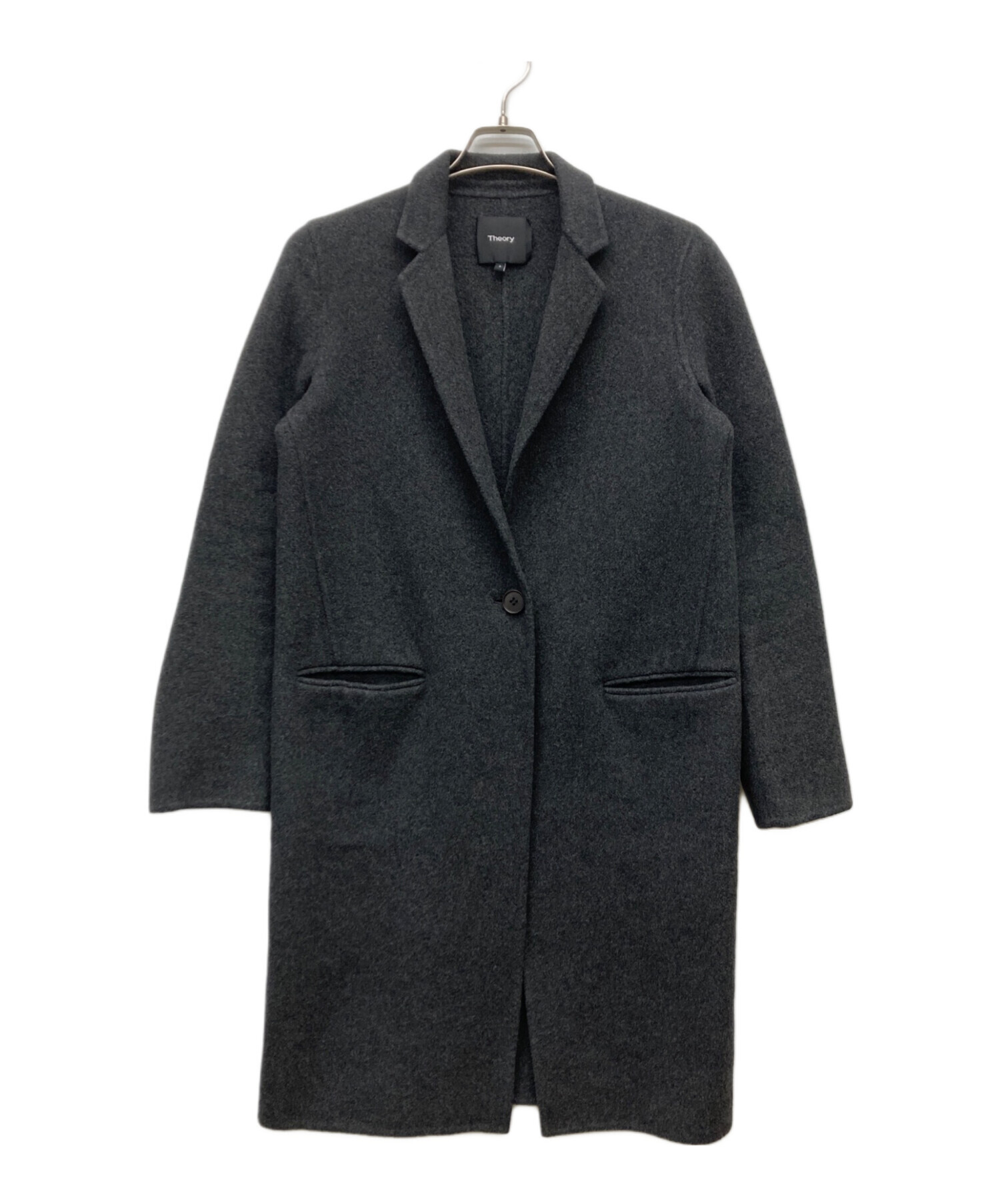 Theory ダークグレー チェスターコート Theory ダークグレー チェスターコート FALL 2022 COLLECTION -OCTOBER