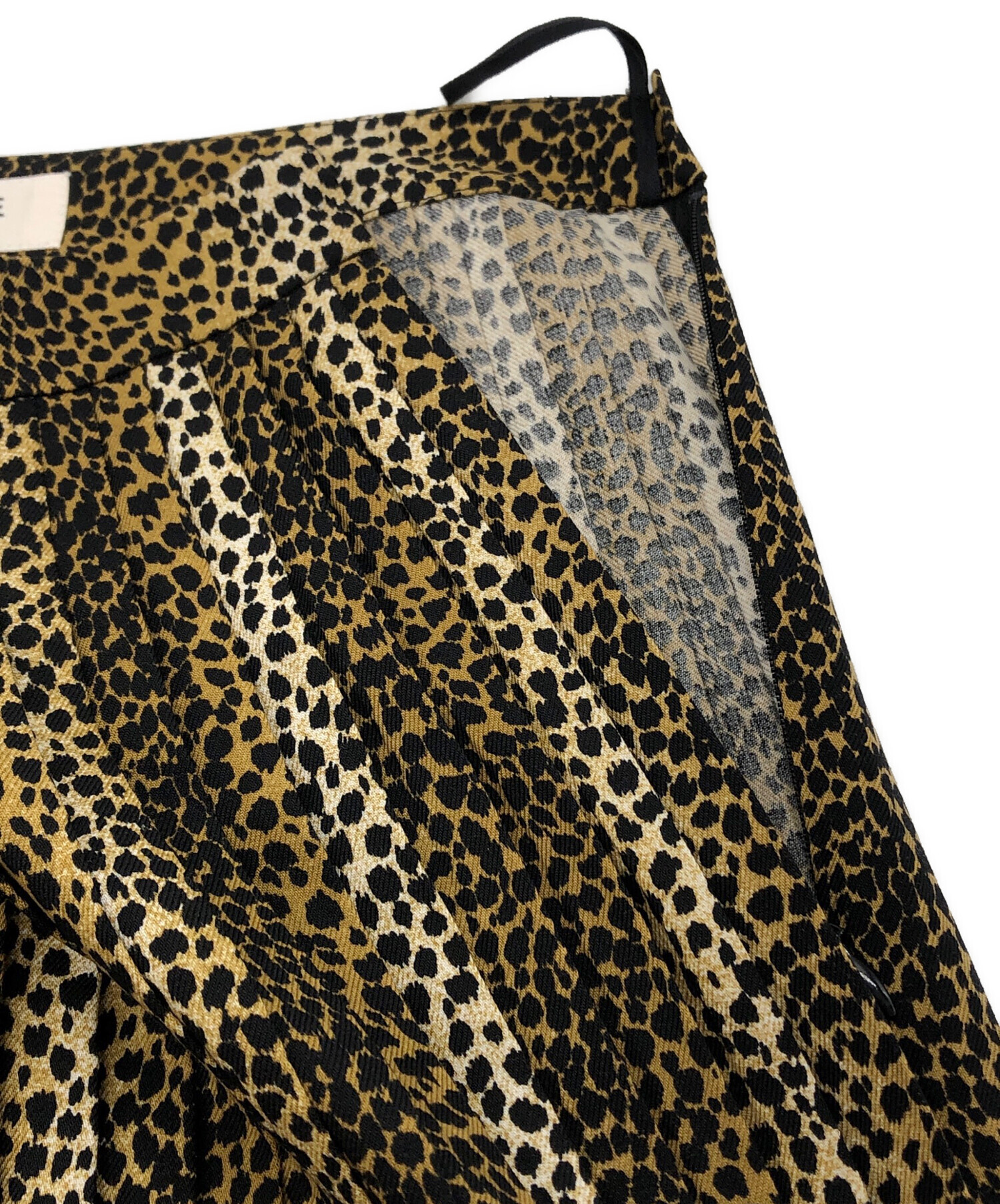 中古・古着通販】CELINE (セリーヌ) プリーツスカート ベージュ サイズ