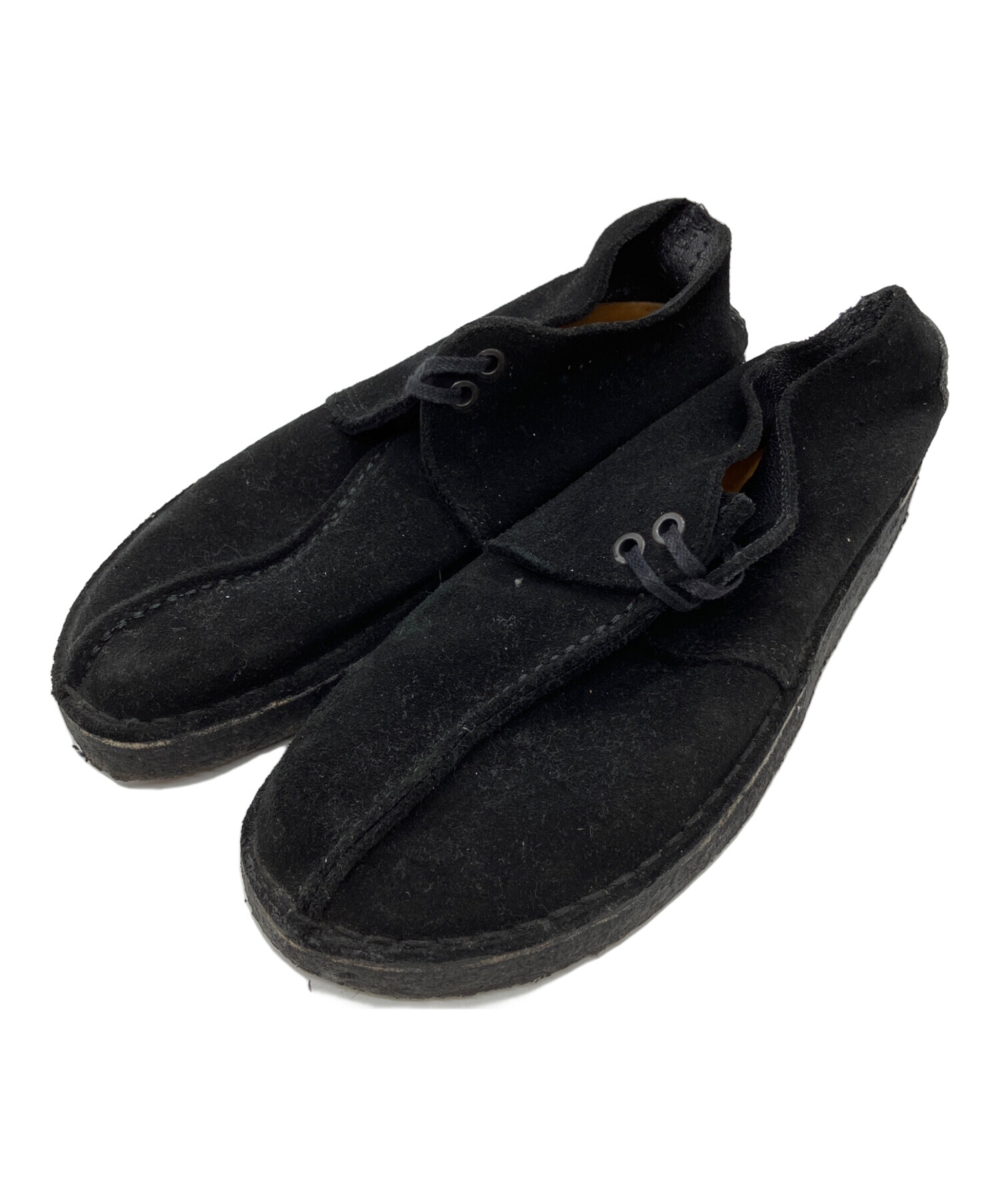 中古・古着通販】CLARKS (クラークス) スウェードシューズ ブラック
