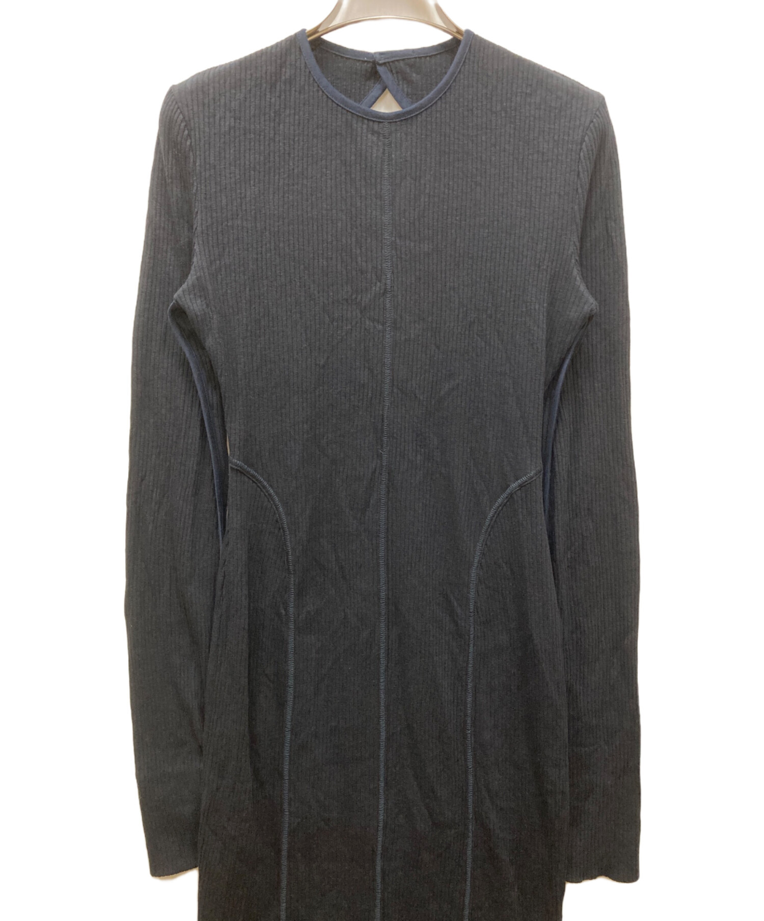 中古・古着通販】mame kurogouchi (マメクロゴウチ) Crew Neck Open 