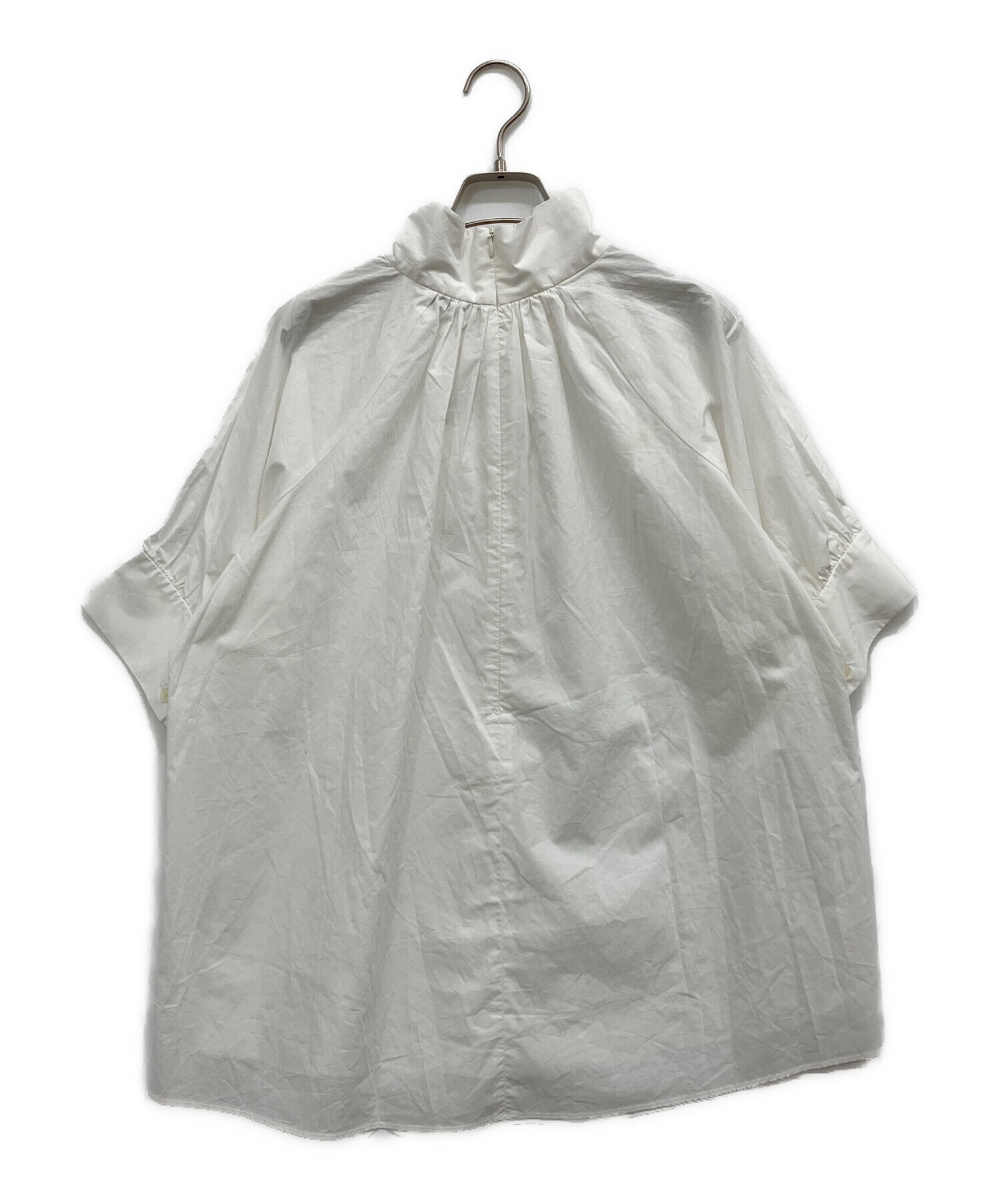 中古・古着通販】CLANE (クラネ) スタンドアップカラーギャザー