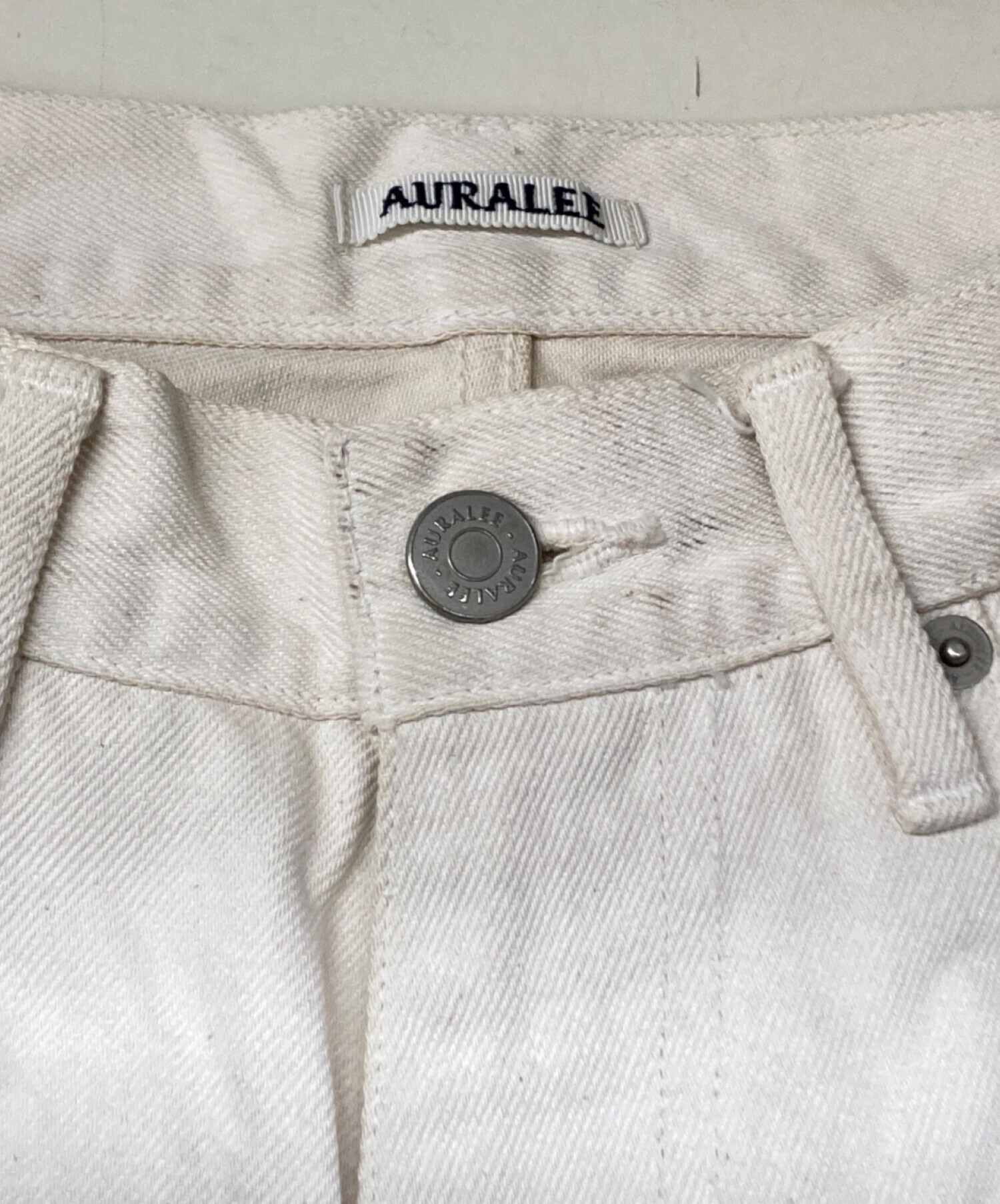 中古・古着通販】AURALEE (オーラリー) HARD TWIST DENIM WIDE PANTS