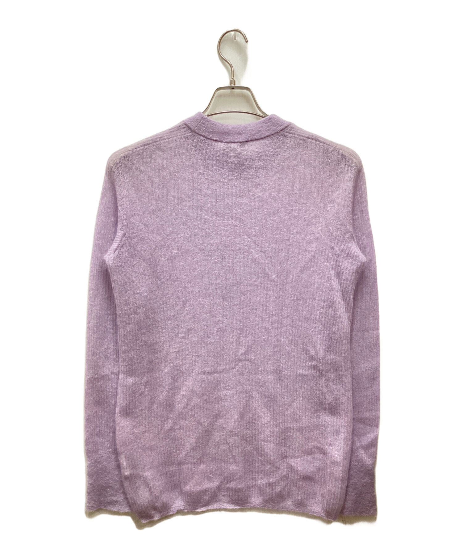 中古・古着通販】ATON (エイトン) ベビーモヘヤ クルーネックニット 