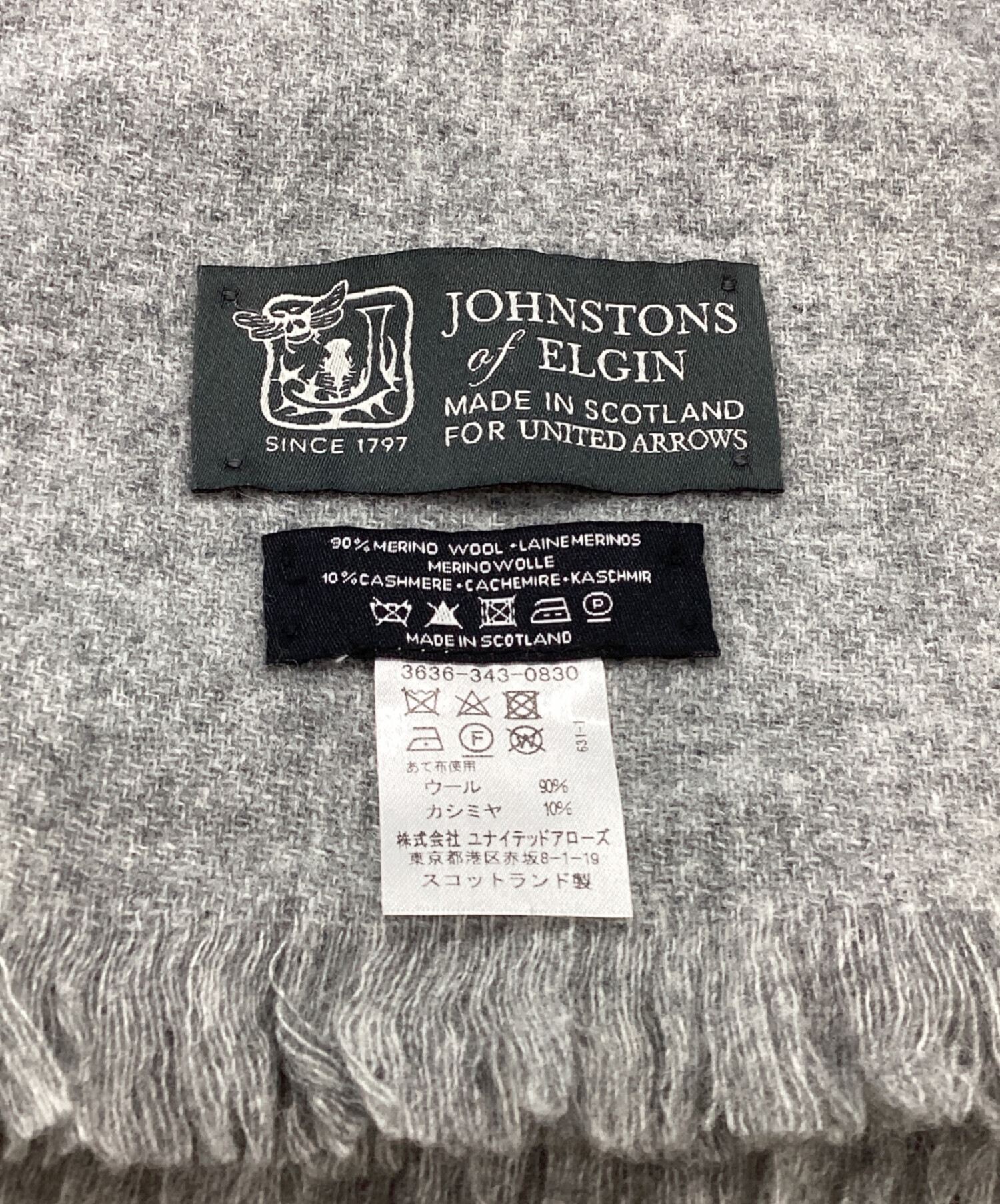JOHNSTONS OF ELGIN ユナイテッドアローズ別注 別注】＜Johnstons of Elgin＞ストール｜ Exclusives 最新の別注