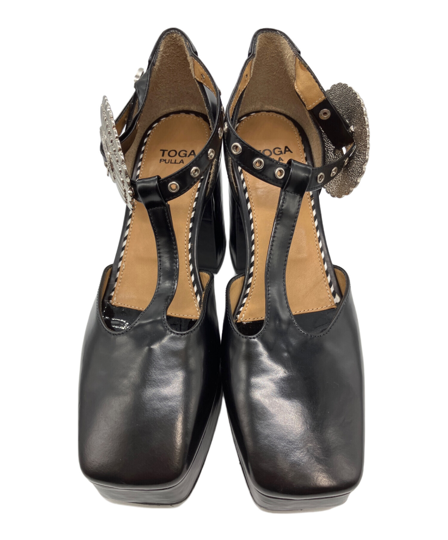 値下げToga pulla Tストラップ　パンプス　37 中古・古着通販】TOGA PULLA (トーガ プルラ) Tストラップ