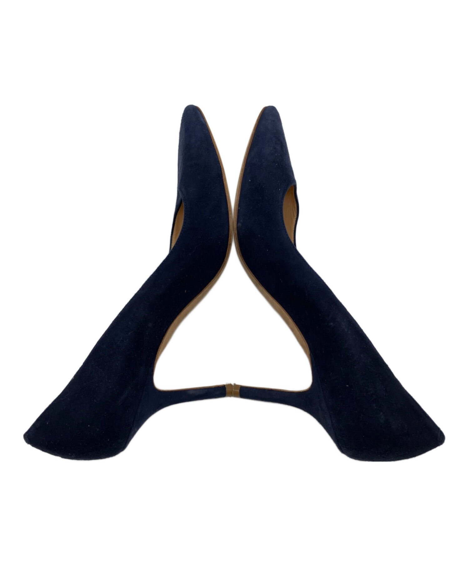 中古・古着通販】PELLICO (ペリーコ) スウェードパンプス ネイビー