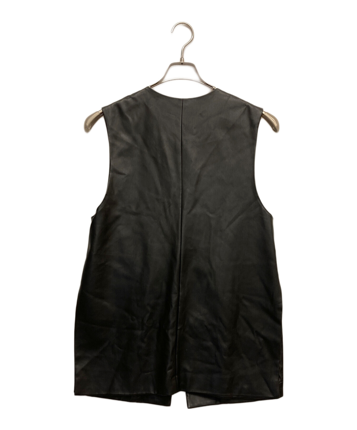 Ray BEAMS / フェイクレザースリットベスト　新品未使用 中古・古着通販】RAY BEAMS (レイ ビームス) フェイクレザースリット