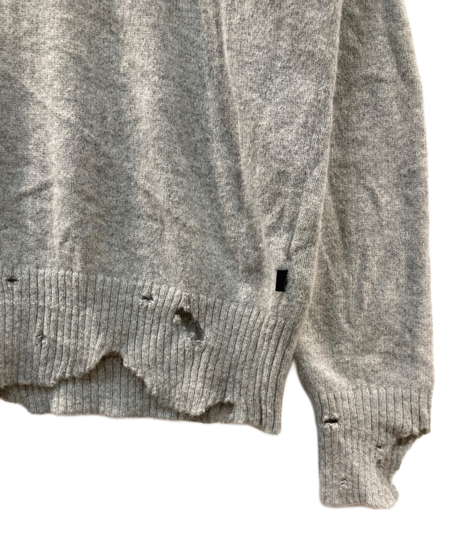 中古・古着通販】DIESEL (ディーゼル) アルパカ混ダメージニット 