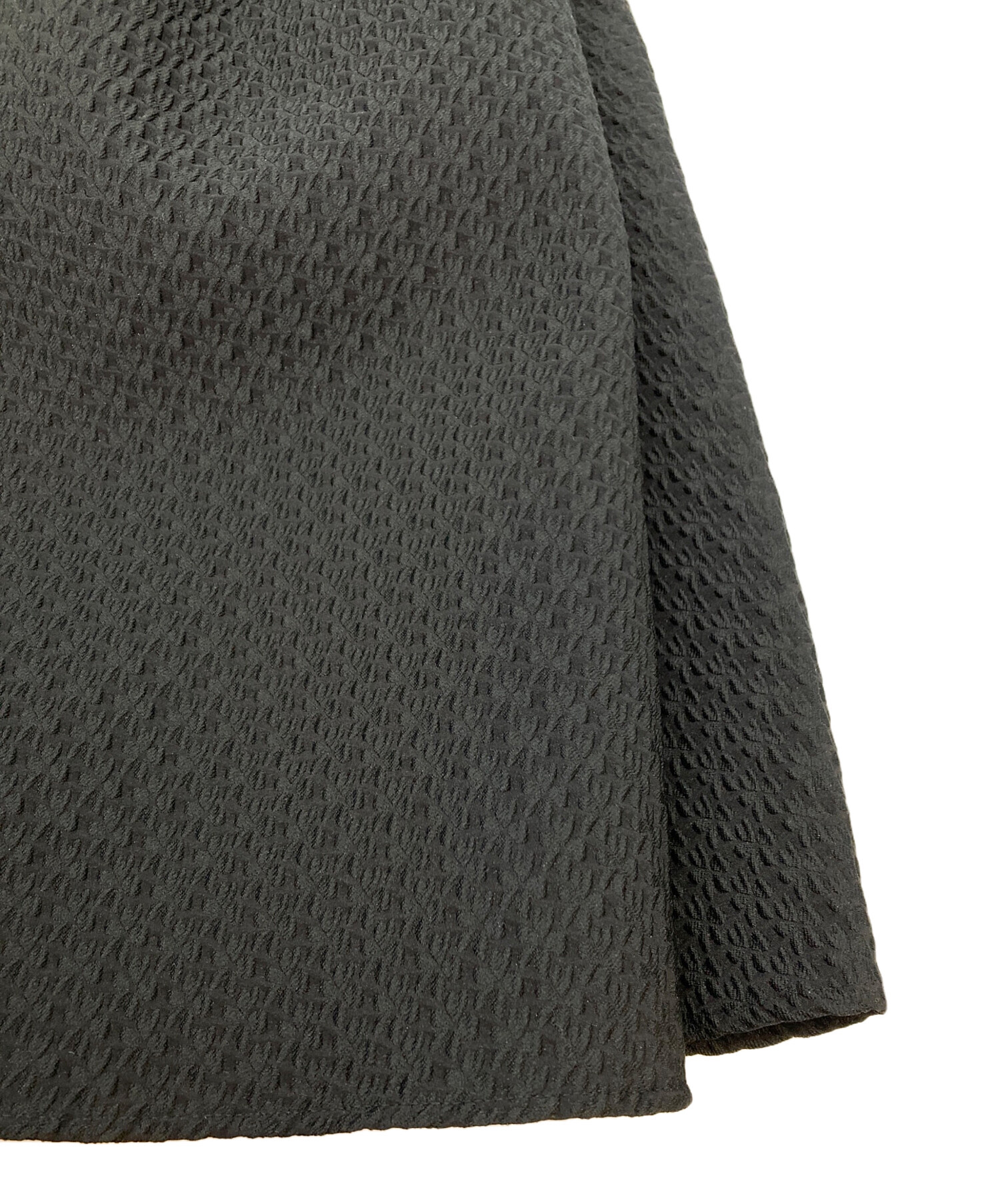 bluelea ジャガードスカート　サイズ38 中古・古着通販】BLUELEA (ブルレア) ジャガードスカート ブラック