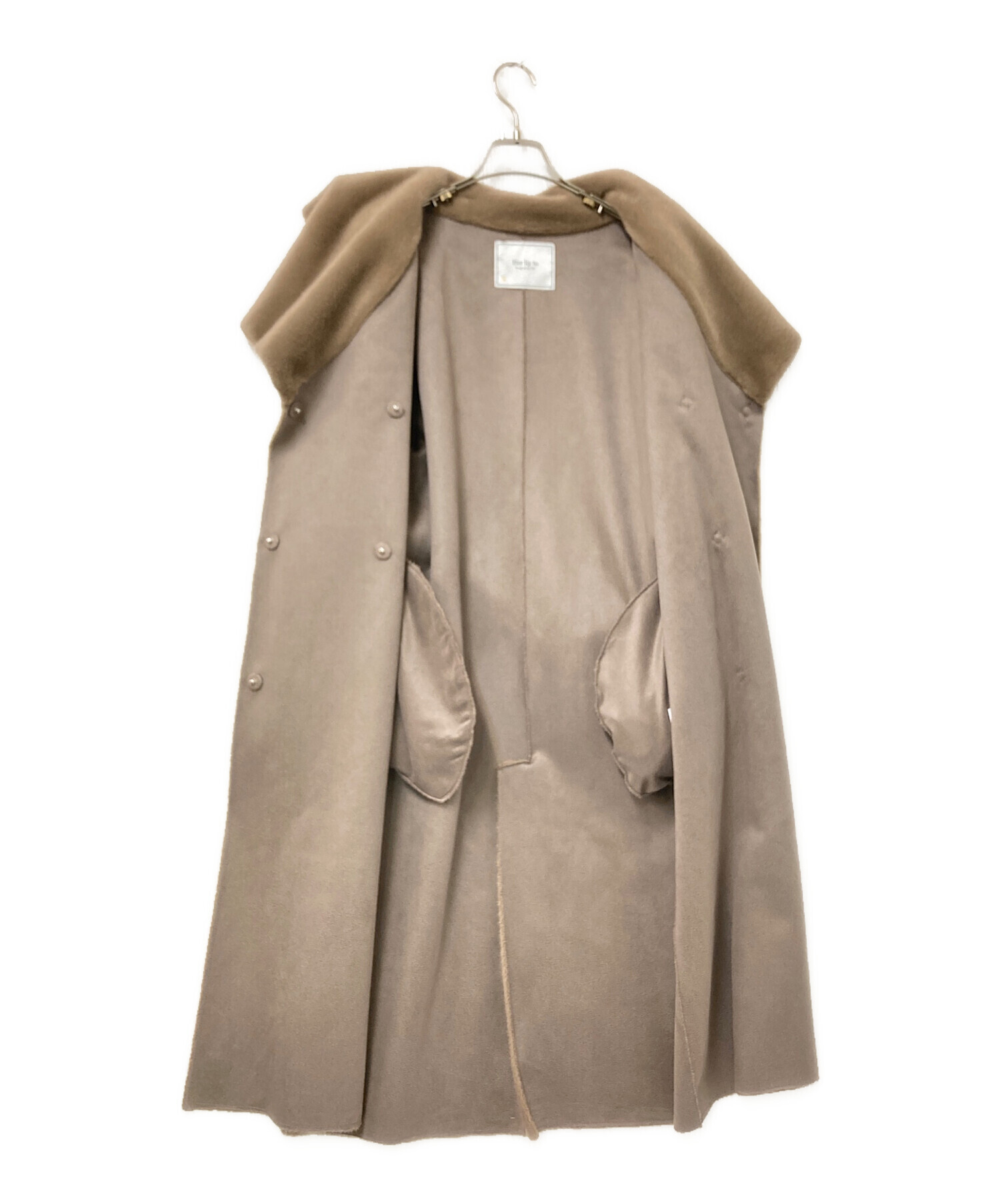 新品 herlipto Grace Wrap Coat beige S 【公式通販】