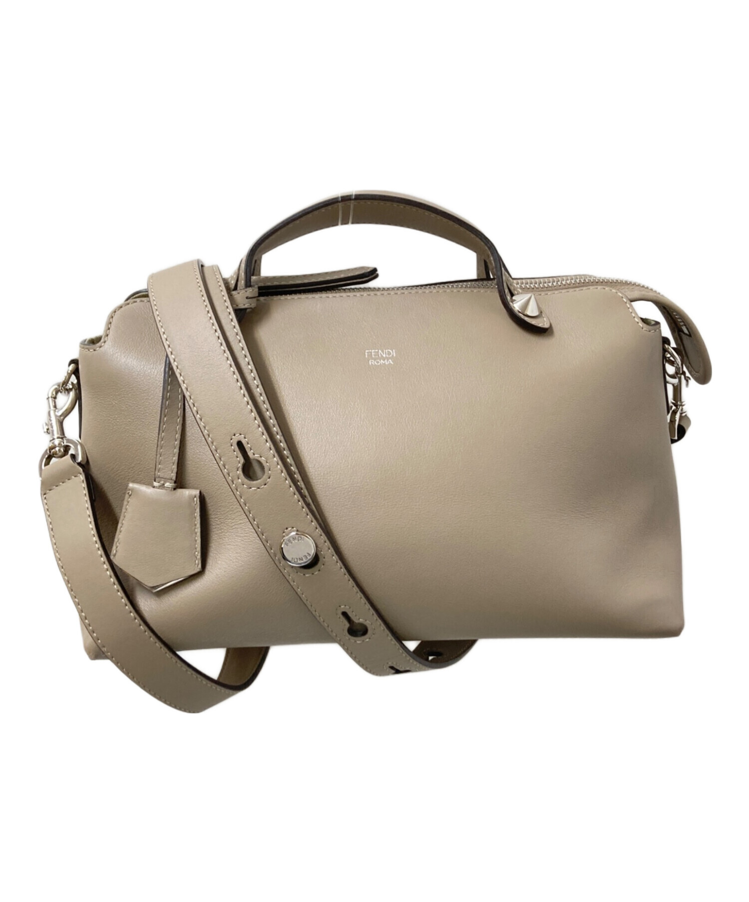 フェンディ　バイザウェイ　ダブグレー　ベージュ フェンディ/ハンドバッグ/バイザウェイ ミディアム/ダブグレー(グレー