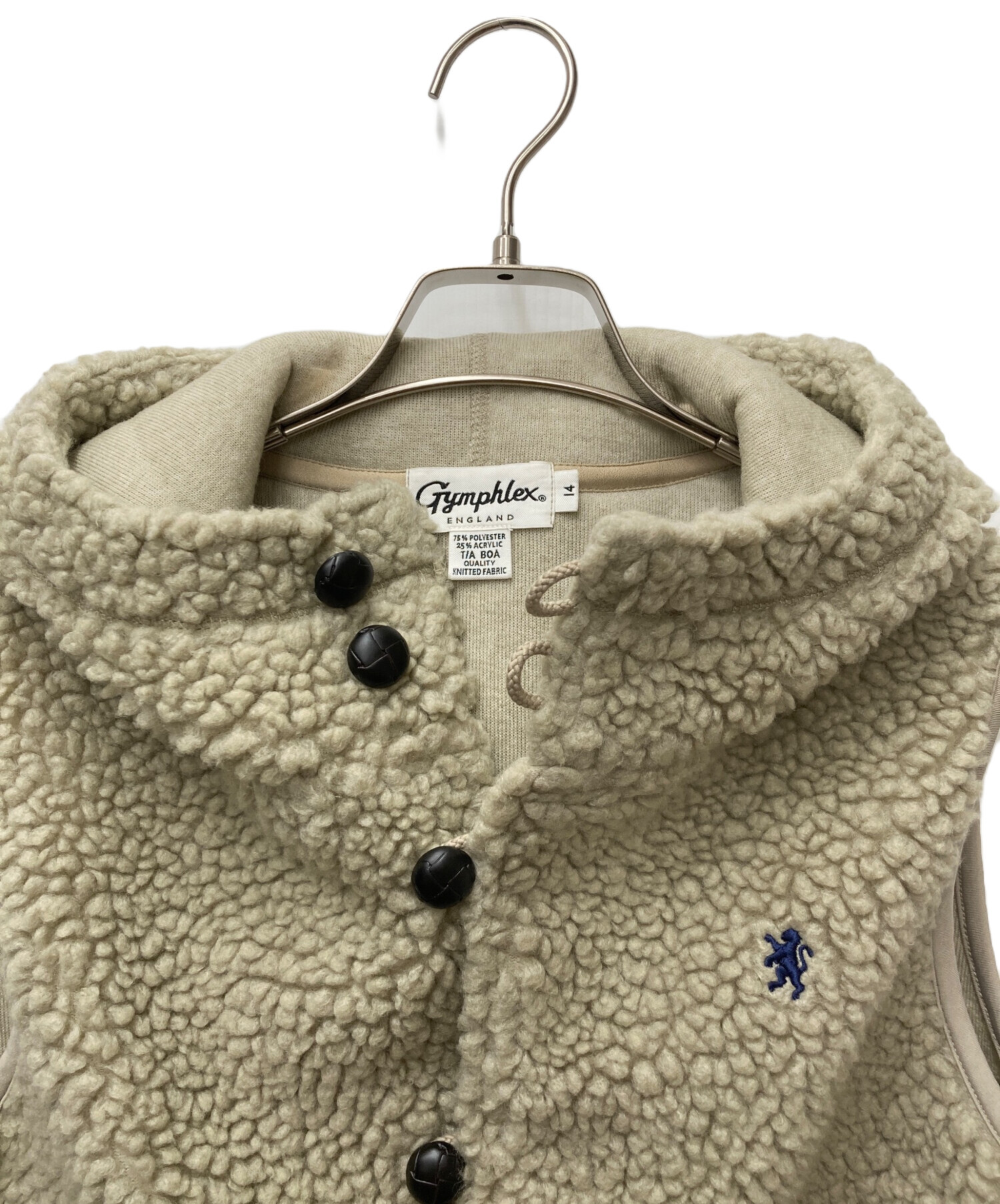 中古・古着通販】Gymphlex (ジムフレックス) ボアフードベスト