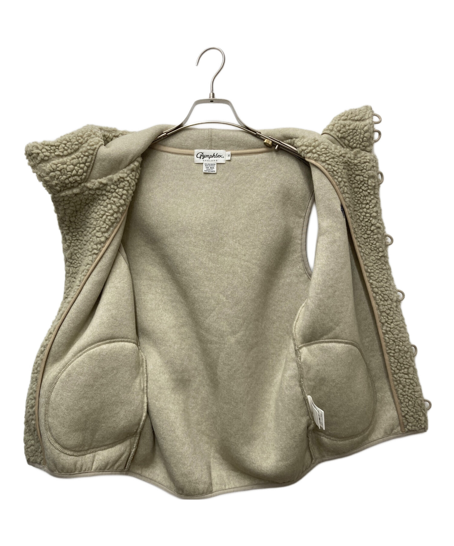 中古・古着通販】Gymphlex (ジムフレックス) ボアフードベスト