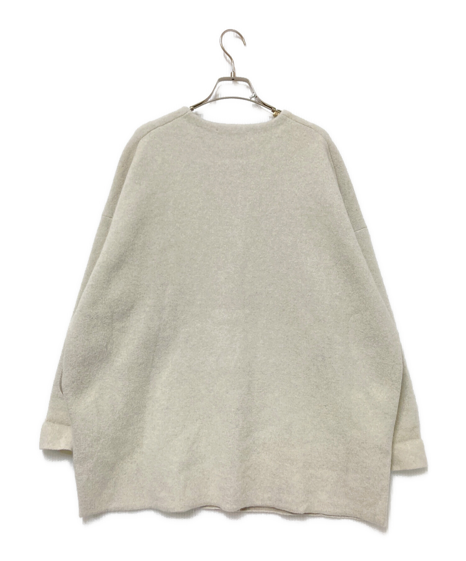 1度のみ着用【BEARDSLEY】 ビアズリー　洗えるニットコート 中古・古着通販】BEARDSLEY (ビアズリー) 洗えるニットコート ベージュ