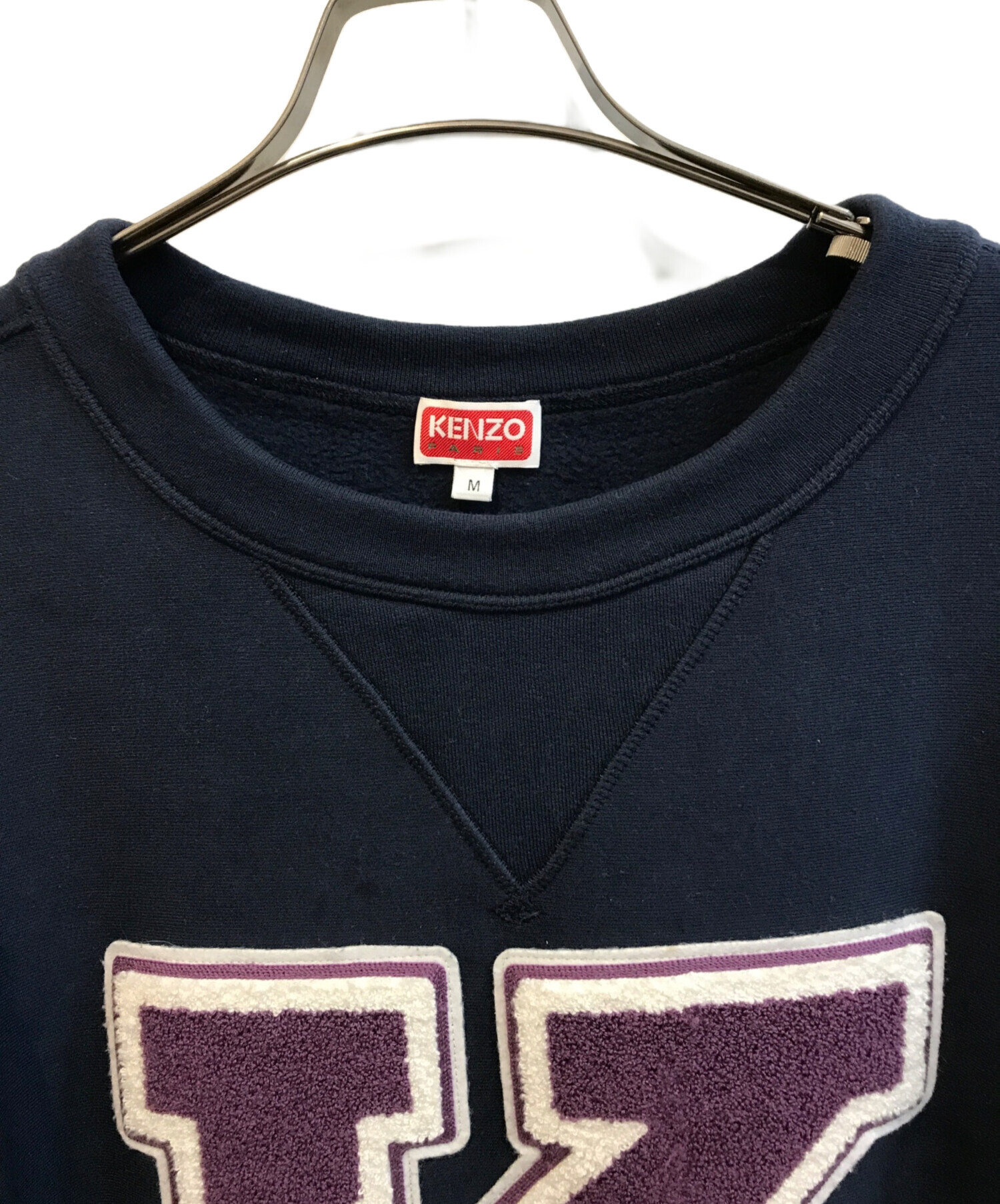 中古・古着通販】KENZO (ケンゾー) ロゴスウェット ネイビー サイズ:M 