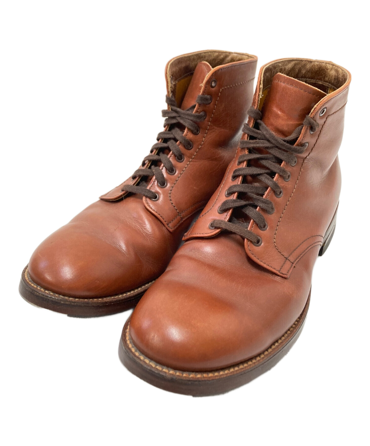 中古・古着通販】Alden (オールデン) カーフブーツ ブラウン サイズ:8