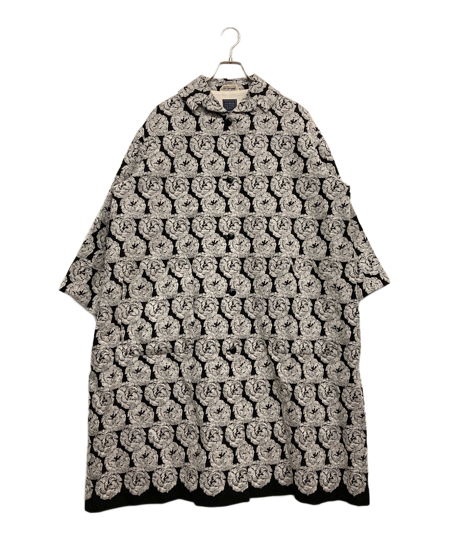 mina perhonen ミナペルホネン flair 刺繍 ウール コート mina perhonen ミナペルホネン flair 刺繍 ウール コート 2022-2023