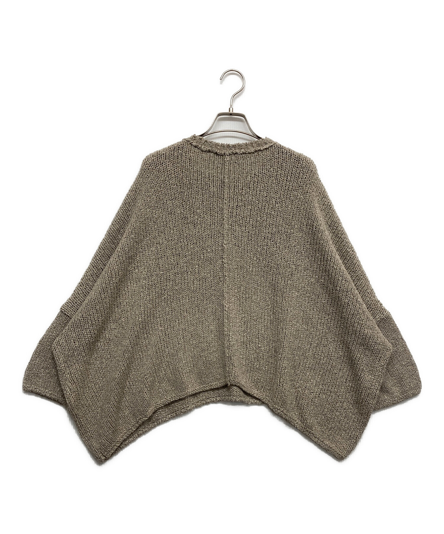 中古・古着通販】Humoresque (ユーモレスク) big shape knit ベージュ