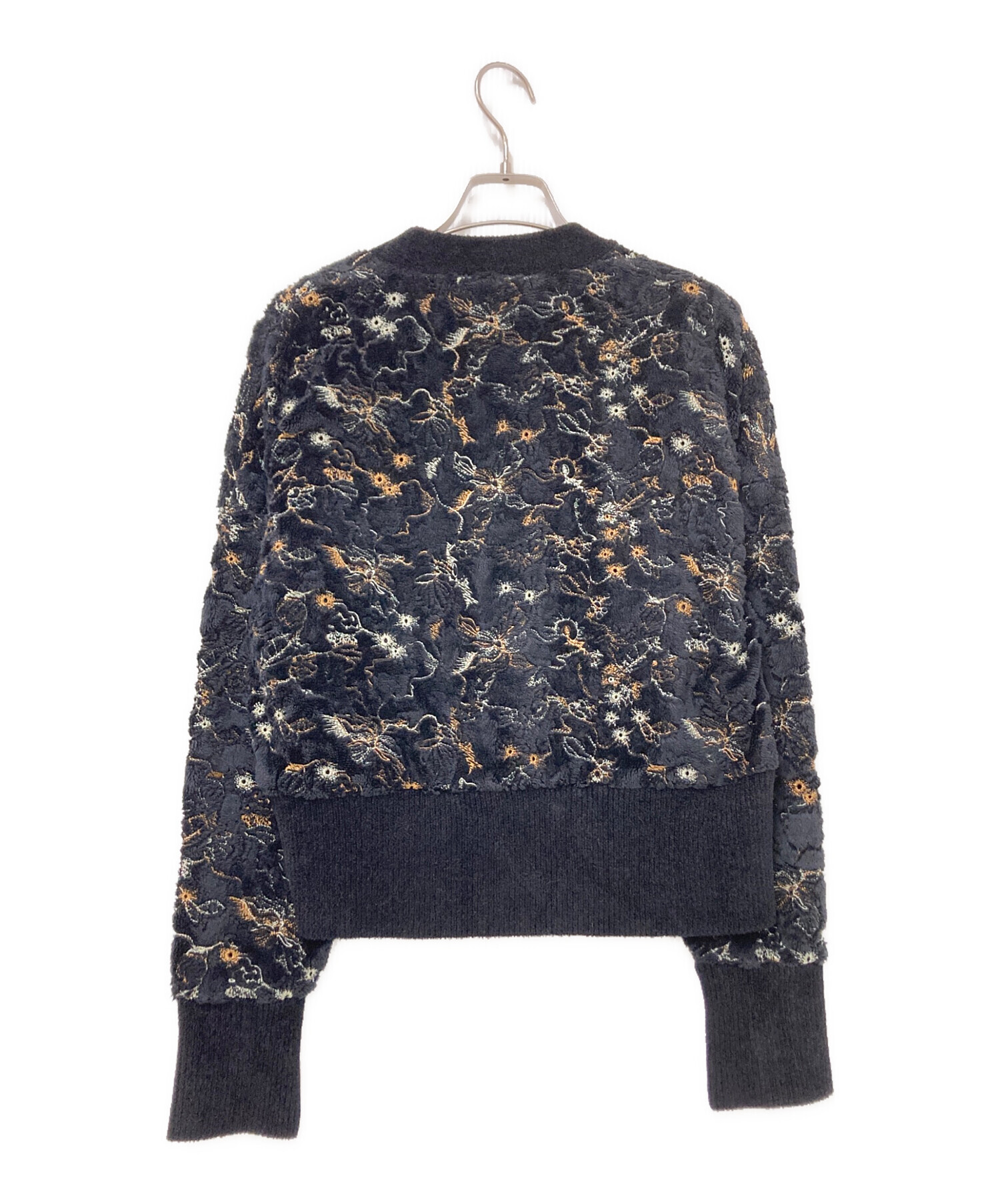 MURRAL ニット　カーディガン 中古・古着通販】MURRAL (ミューラル) カモフラージュ刺繍ニット