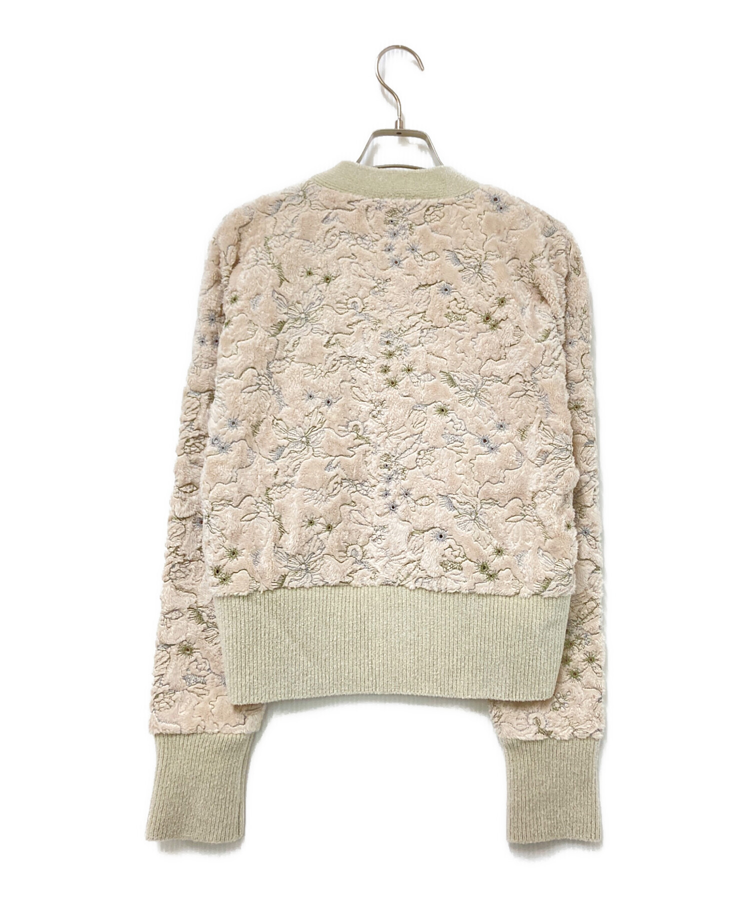 中古・古着通販】MURRAL (ミューラル) カモフラージュ刺繍ニット