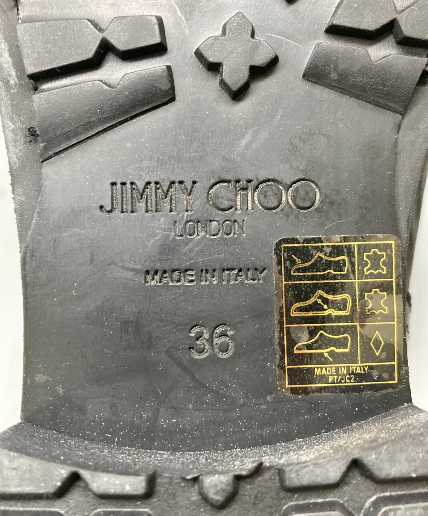 中古・古着通販】JIMMY CHOO (ジミーチュウ) YOUTH バイカーブーツ