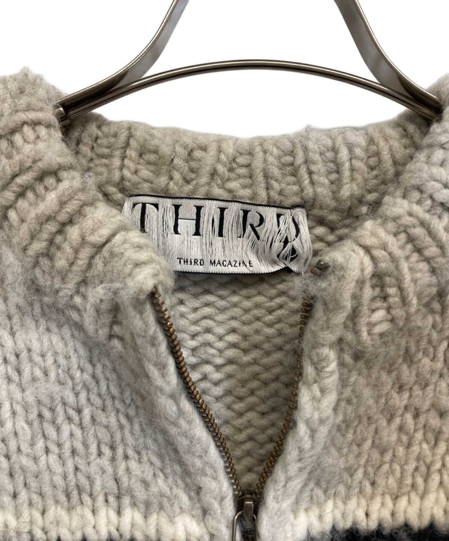 中古・古着通販】THIRD MAGAZINE (サードマガジン) カウチンジップ