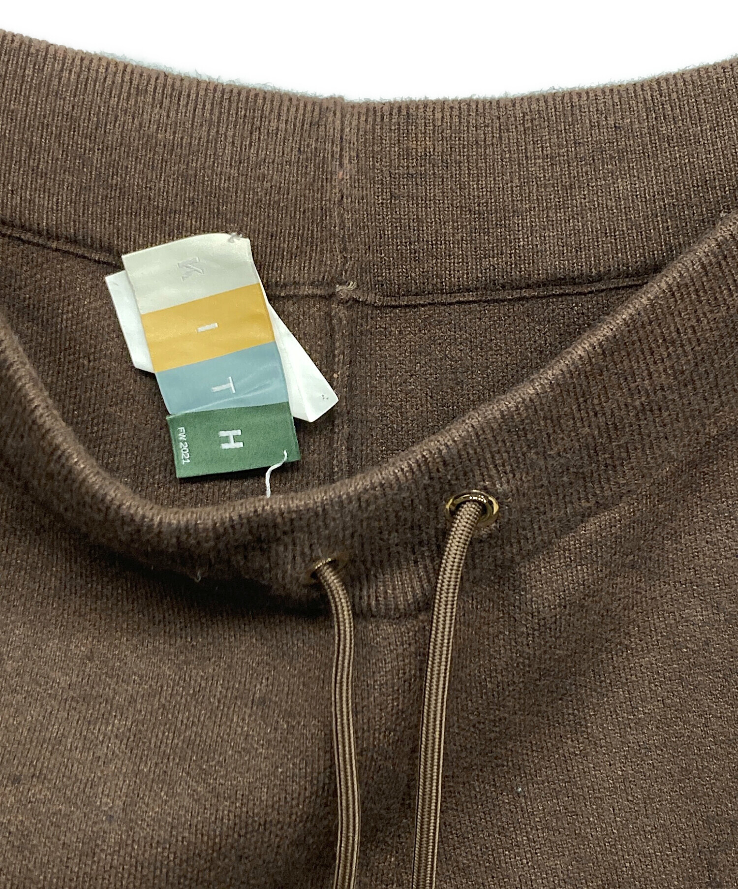 中古・古着通販】KITH (キス) Knit Hudson Sweatpant ブラウン サイズ