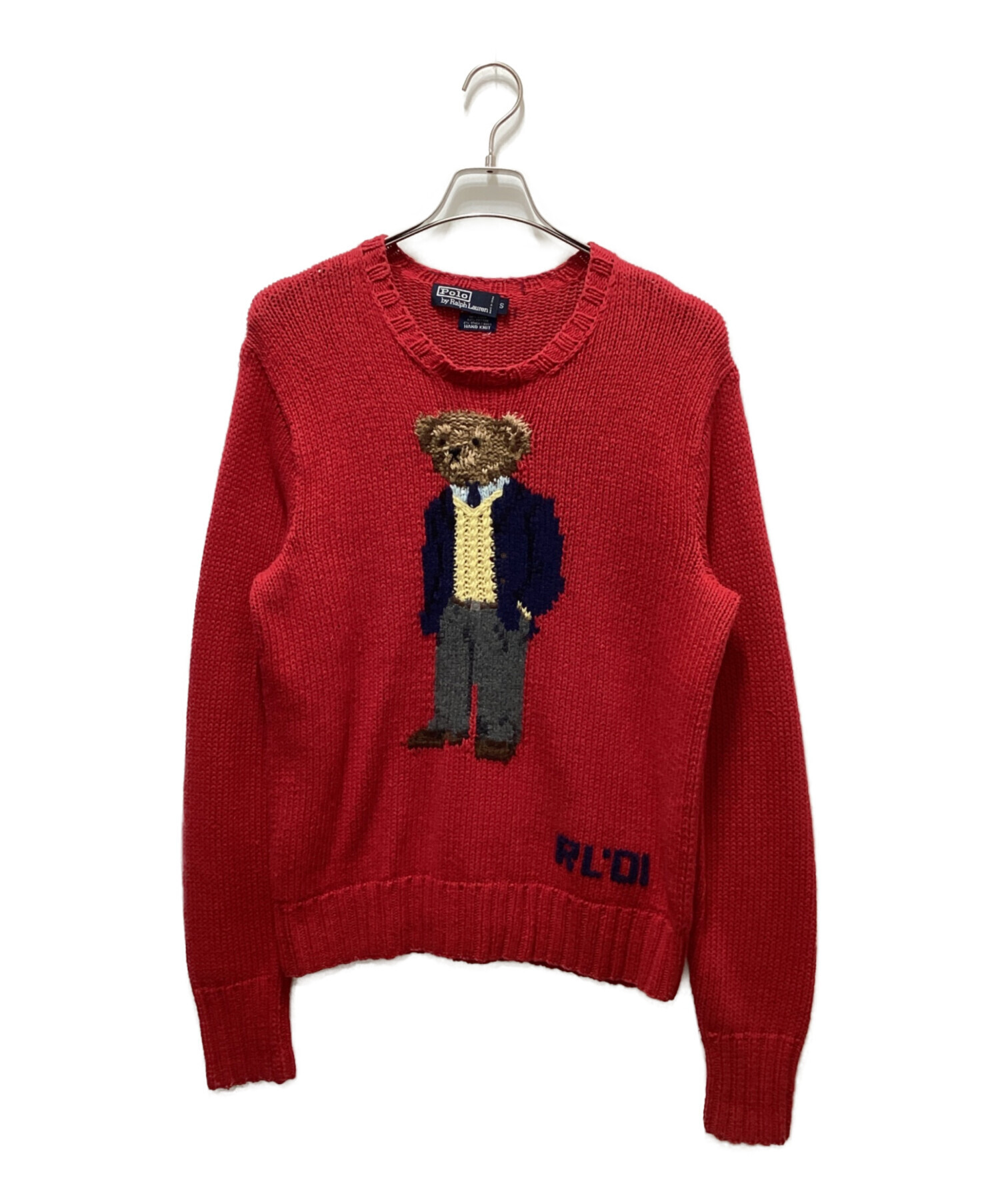 POLO RALPH LAUREN ポロベア ニット コットンリネン 近年モデル 中古・古着通販】POLO RALPH LAUREN (ポロ・ラルフローレン) リネン混