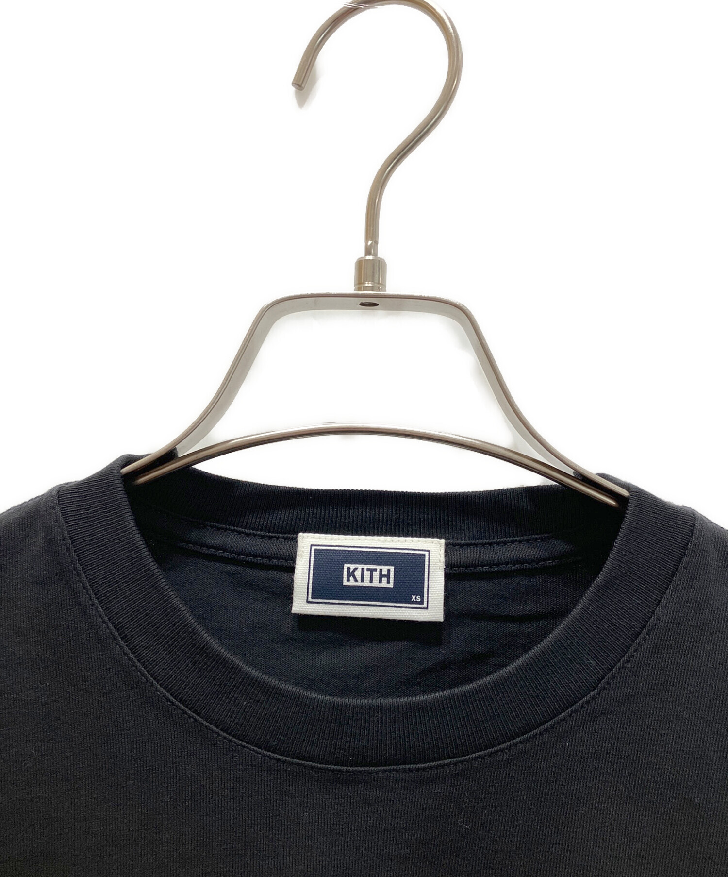 中古・古着通販】KITH (キス) Hoops Tee ブラック サイズ:XS｜ブランド 