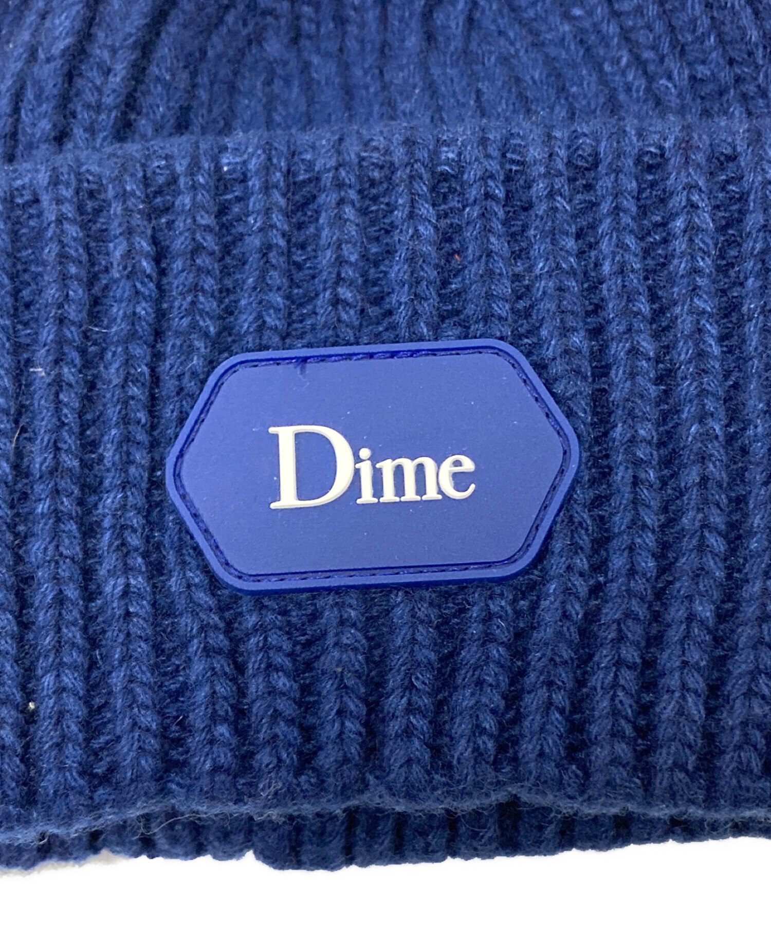 dime ダイム　ビーニー　メンズ古着　ニット帽 中古・古着通販】Dime (ダイム) ニット帽 ネイビー サイズ:下記参照
