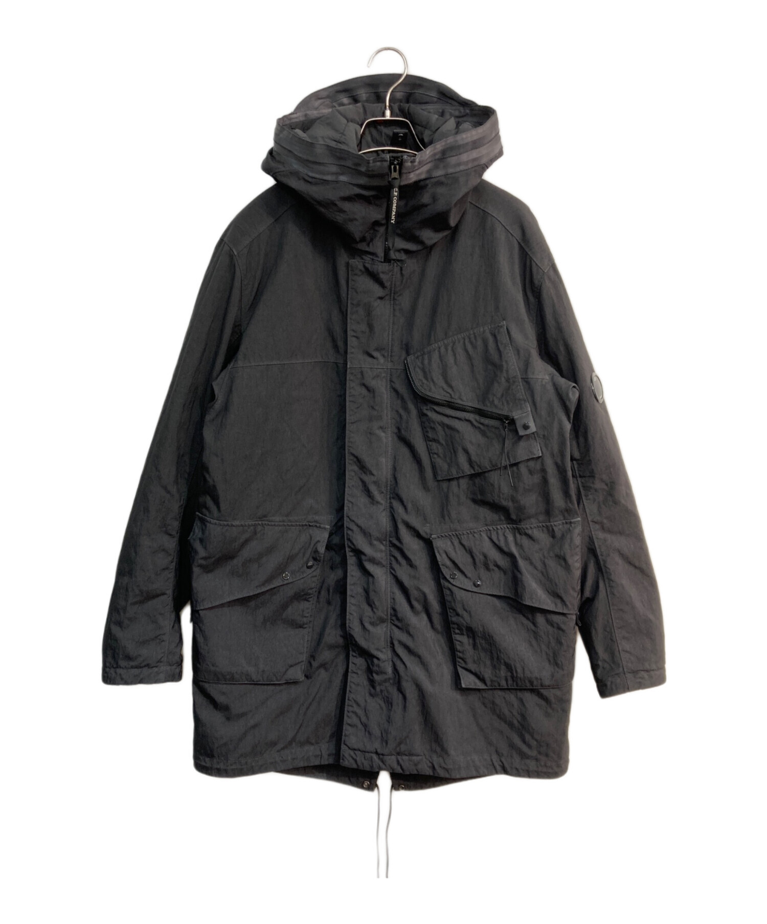 ★90-00　年代　レア　CP COMPANY イタリア製　古着コート　黒　50 中古・古着通販】C.P COMPANY (シーピーカンパニー) Quartz/ガーメント