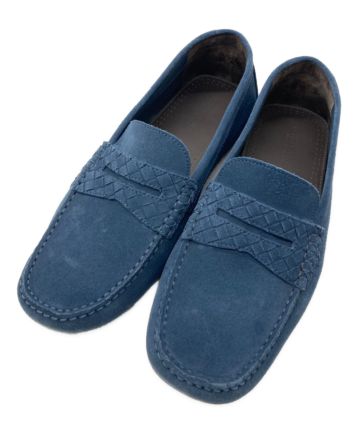 Bottega Veneta 水色 ローファー 中古・古着通販】BOTTEGA VENETA (ボッテガベネタ) スウェード