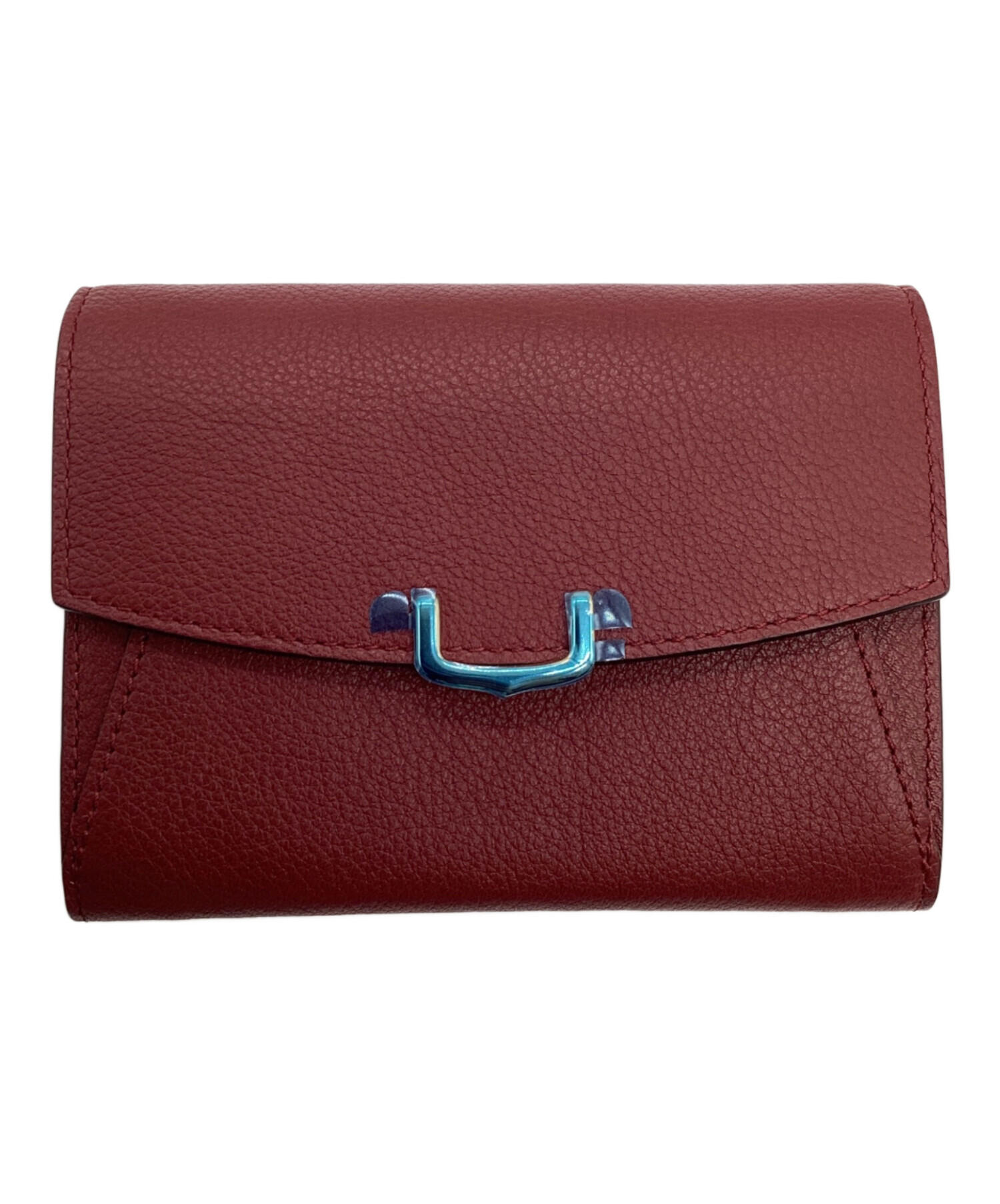 値下げ！Cartier カルティエ　コンパクト　ハーフウォレット 中古・古着通販】Cartier (カルティエ) コンパクトウォレット レッド