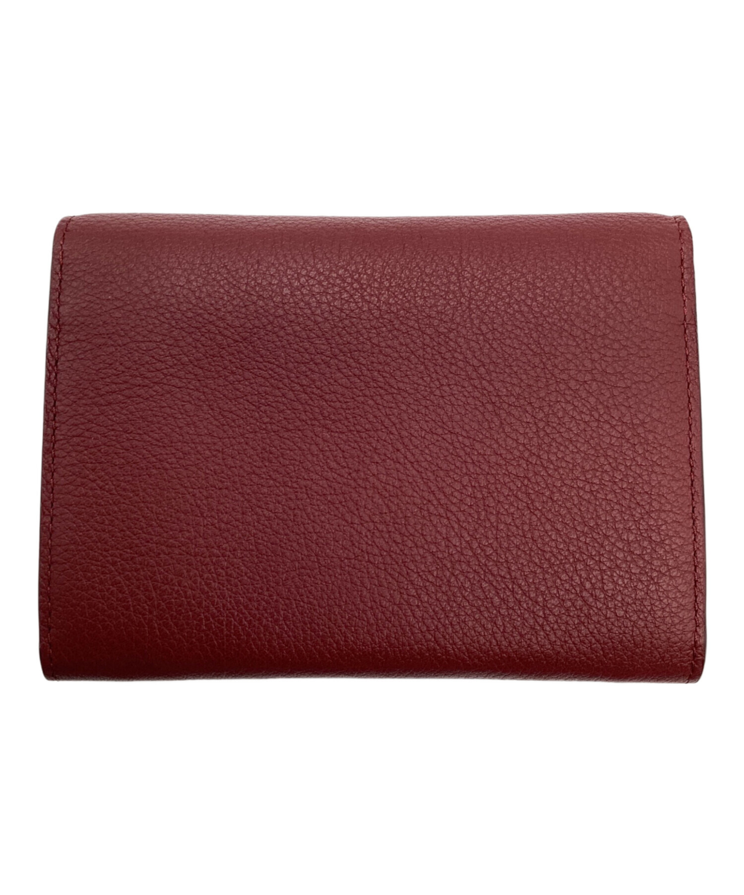 中古・古着通販】Cartier (カルティエ) コンパクトウォレット レッド