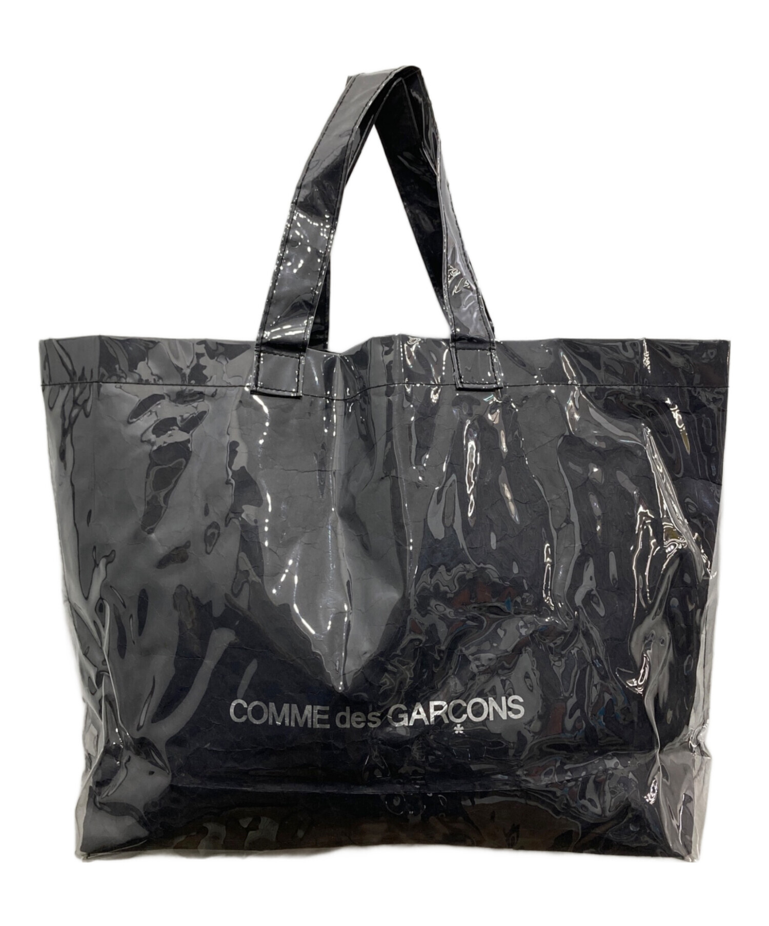 コムデギャルソン トートバッグ 中古・古着通販】COMME des GARCONS (コムデギャルソン) PVC トート
