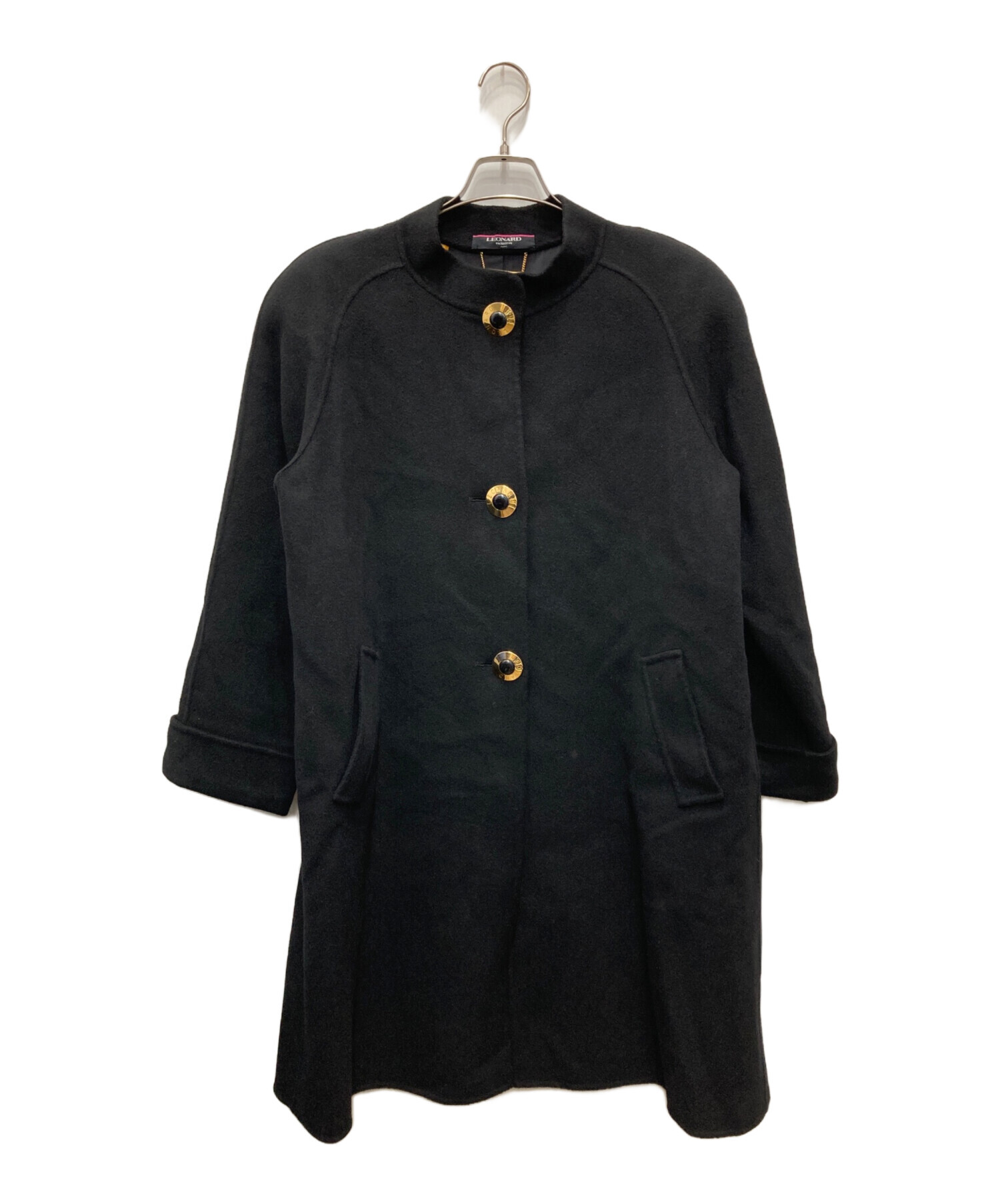 中古・古着通販】LEONARD (レオナール) カシミヤコート ブラック